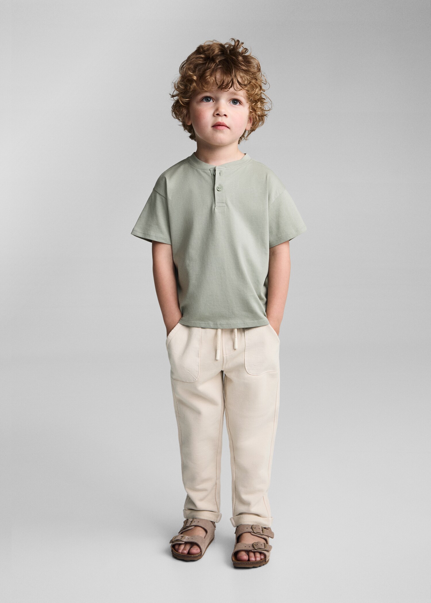 Essential cotton-blend T-shirt - General plane