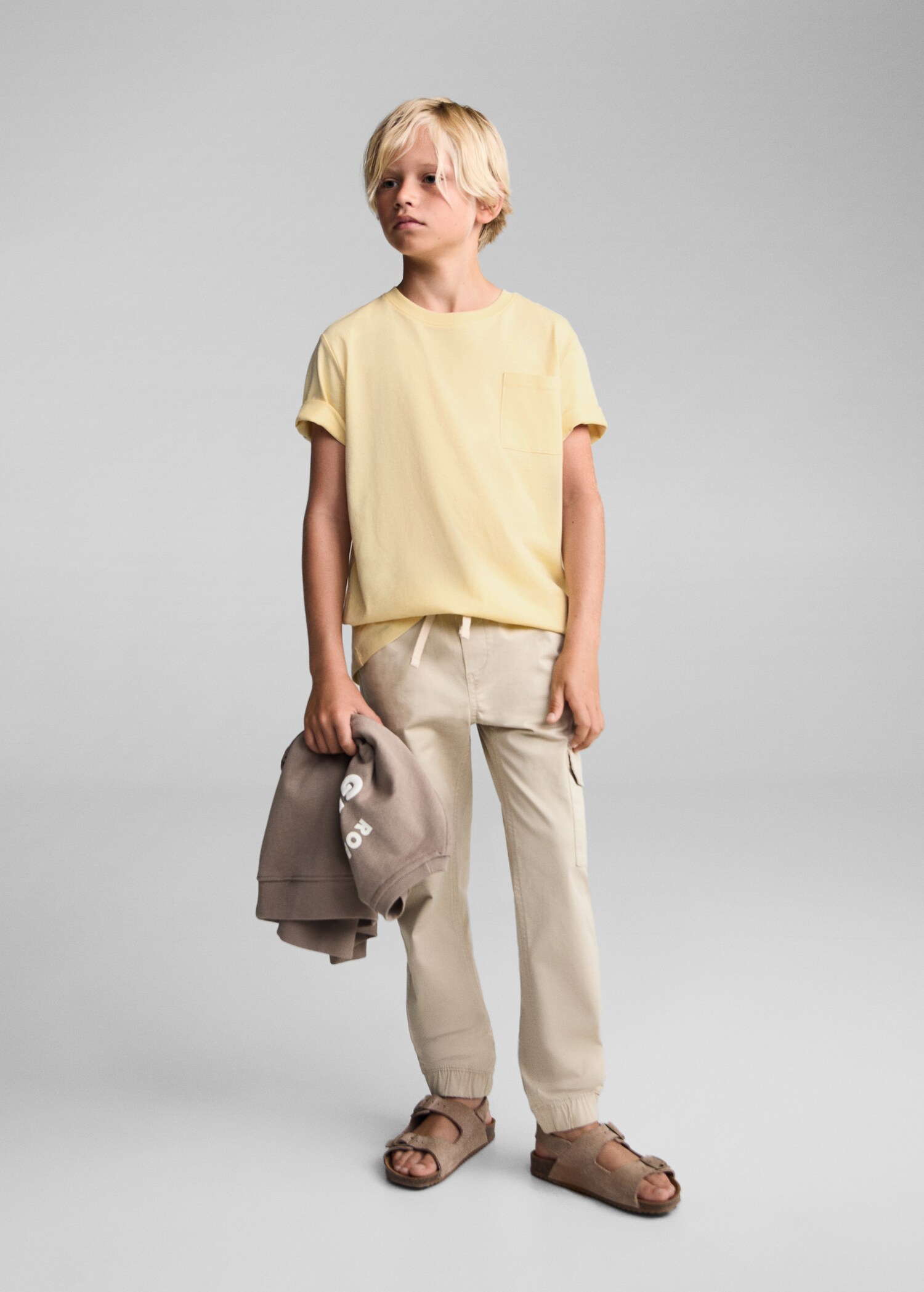 Essential cotton-blend T-shirt - General plane