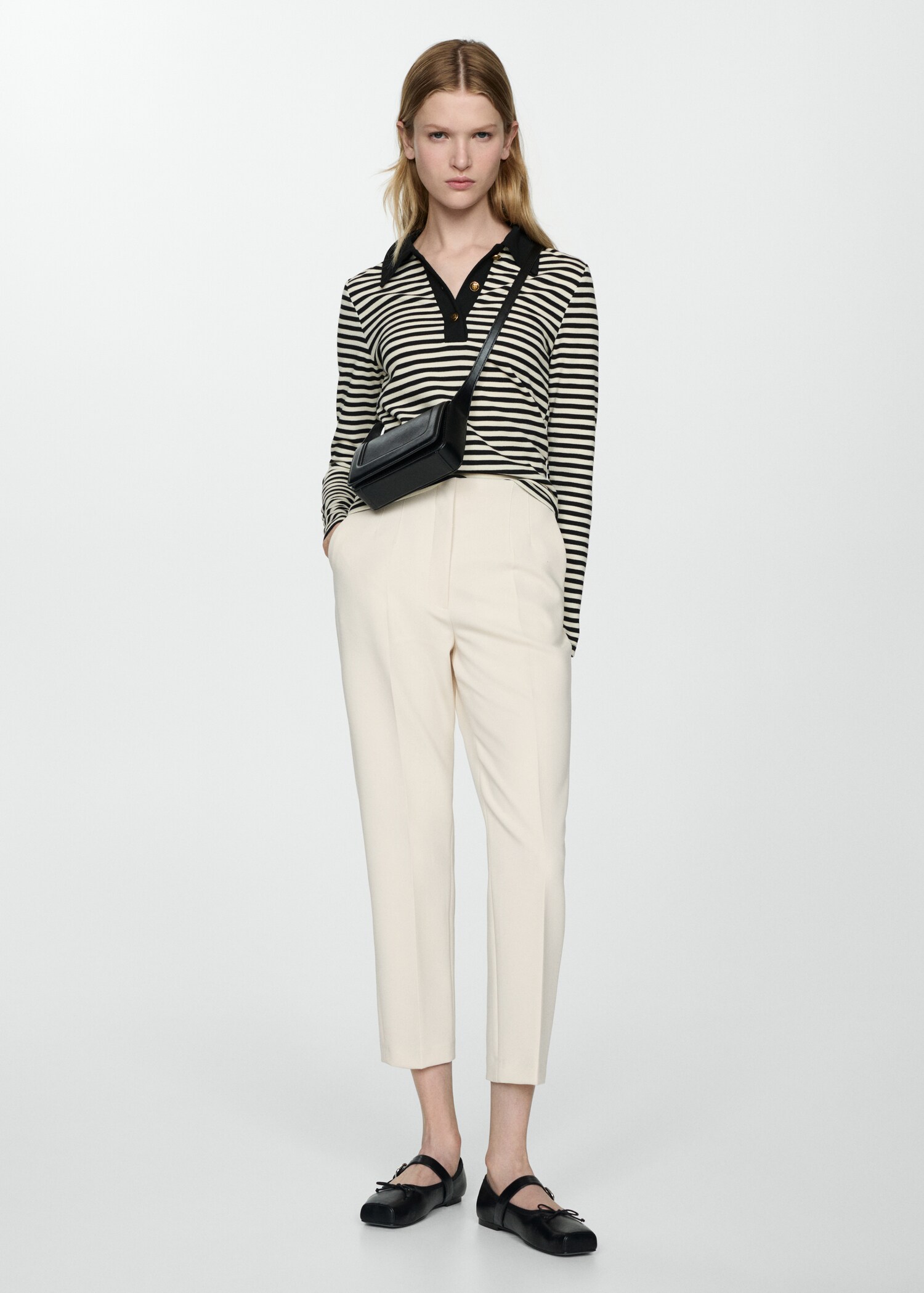 Pleat detail trousers - General plane