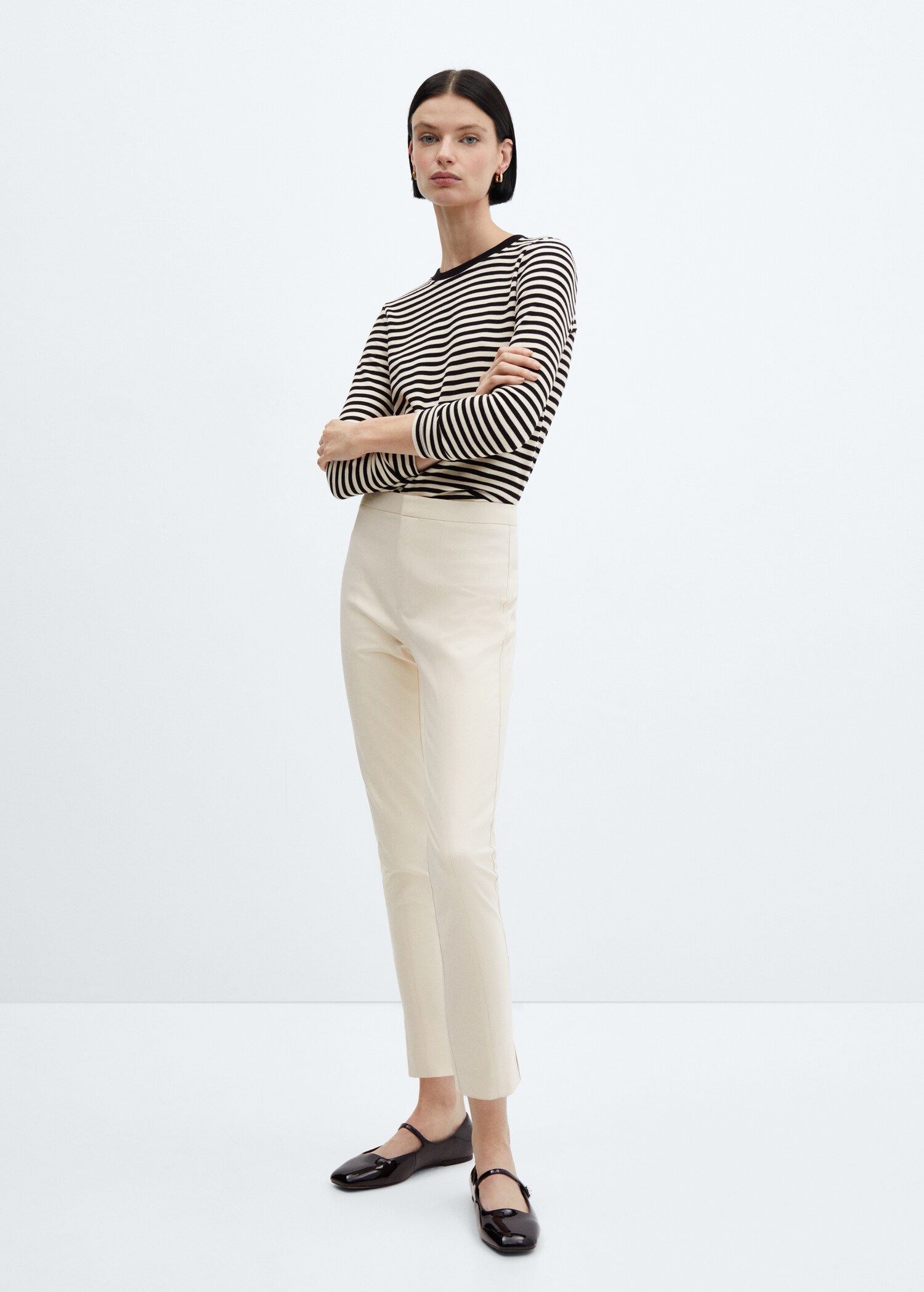 Crop skinny trousers - General plane