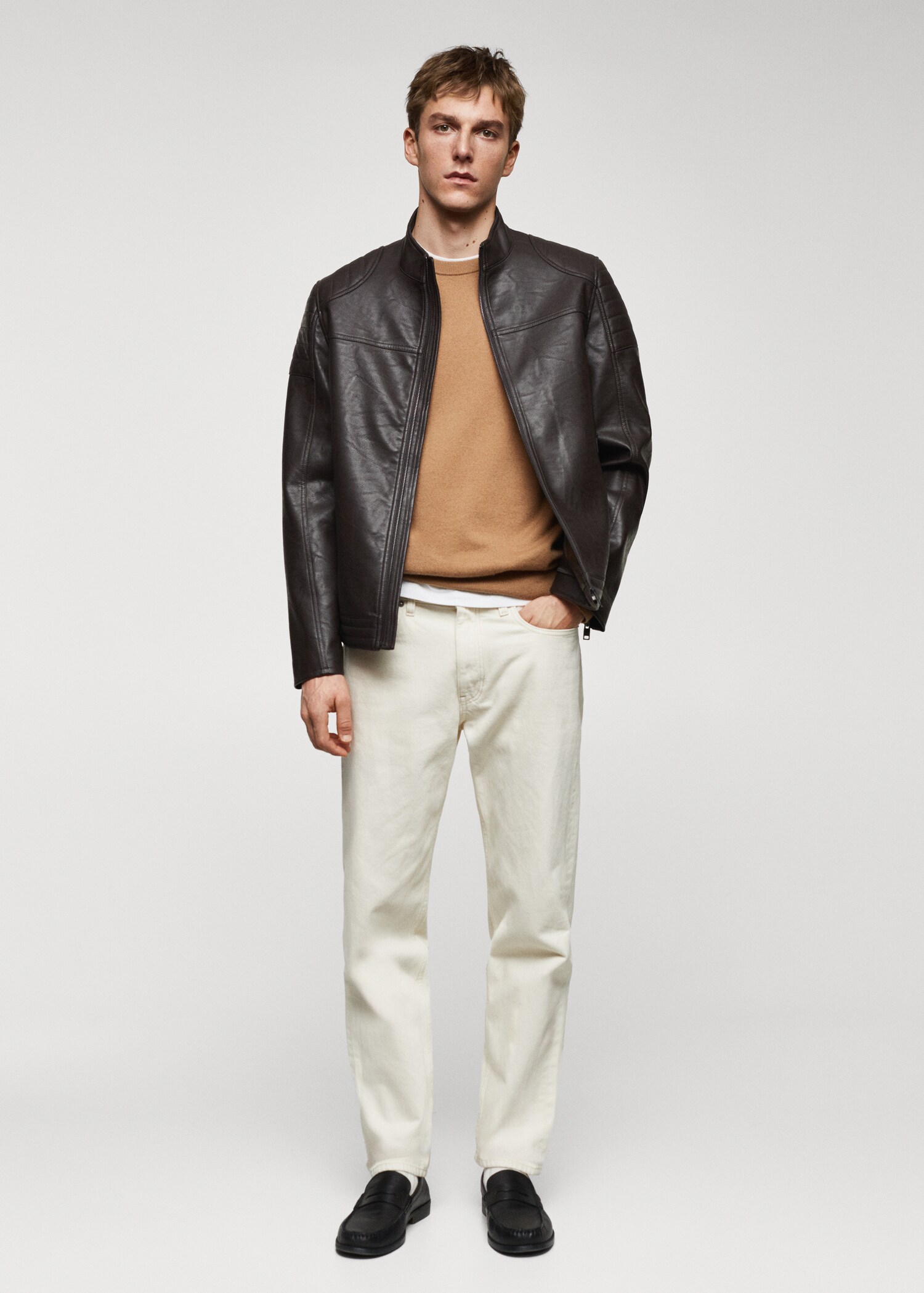 Blouson en simili-cuir nappa - Plan général