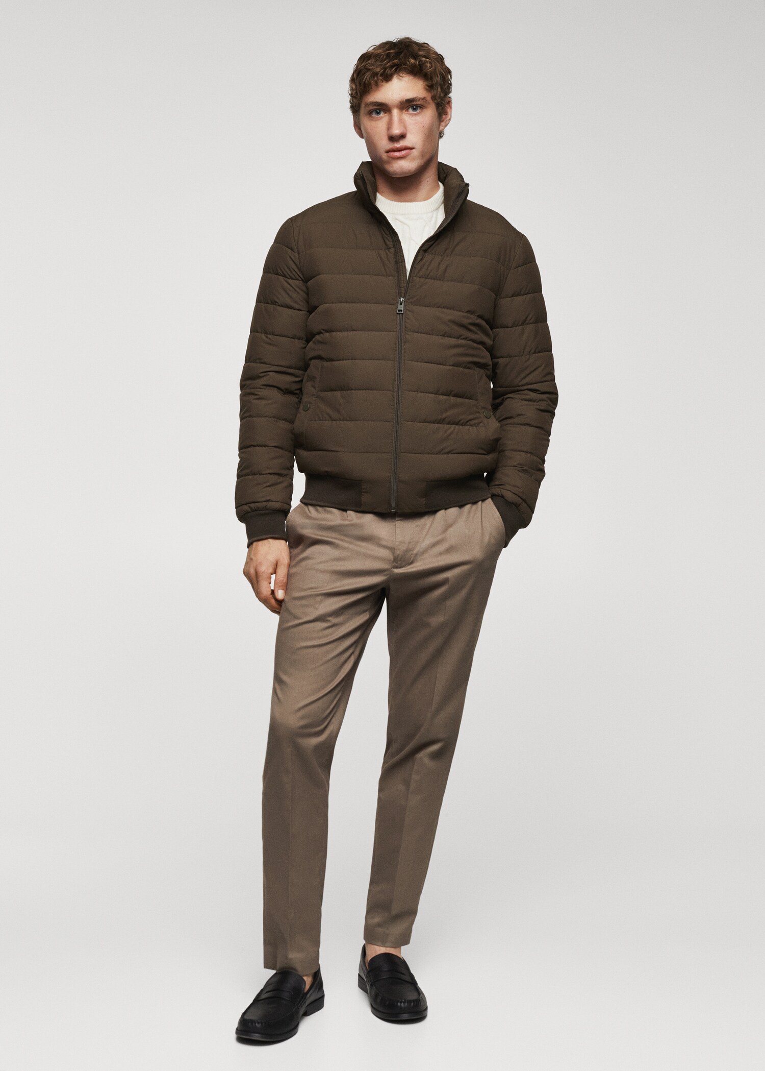 Anorak acolchada ultra ligera water-repellent - Plano general