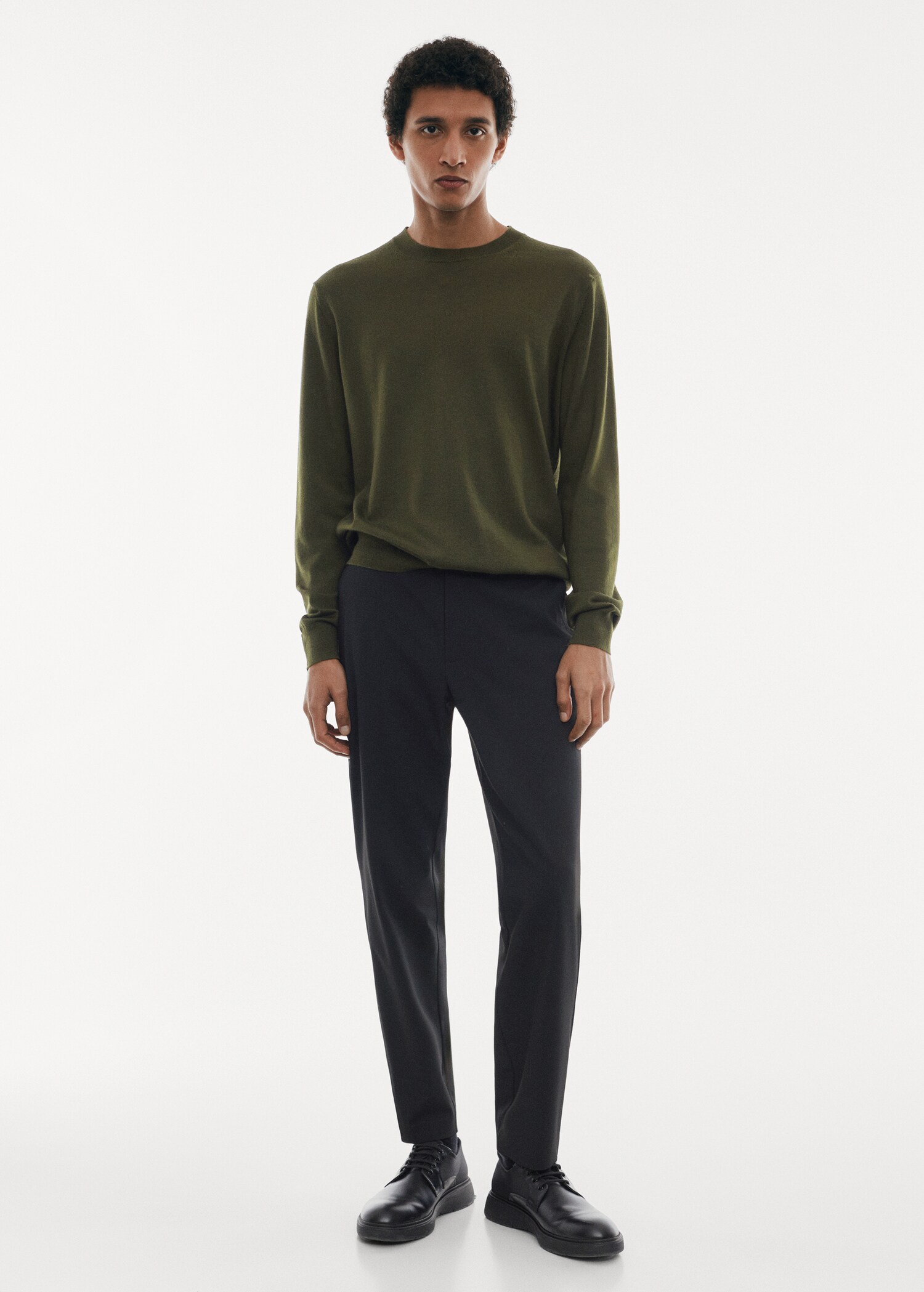 Pull laine mérinos lavable - Plan général
