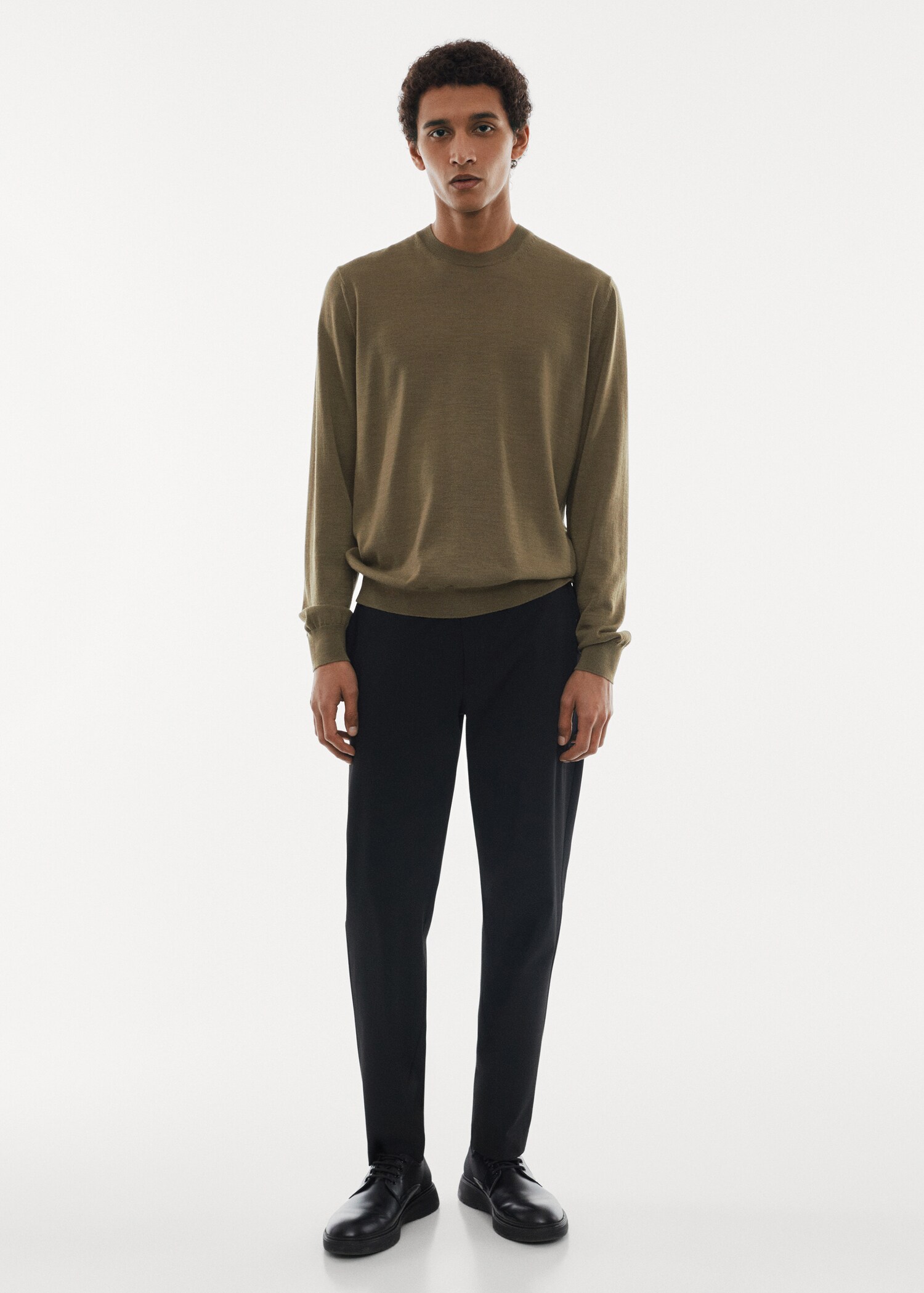 Pull laine mérinos lavable - Plan général
