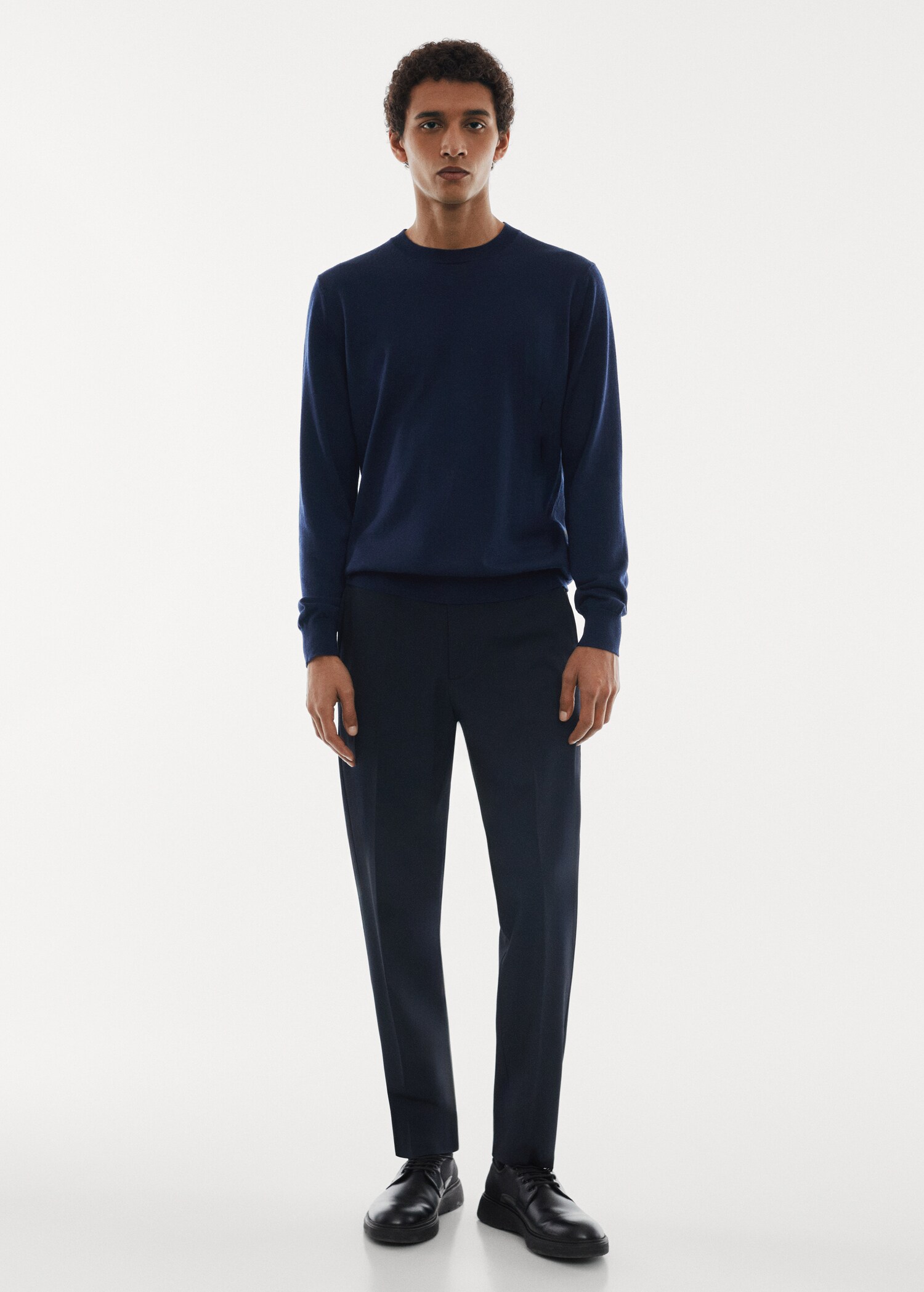 Pull laine mérinos lavable - Plan général