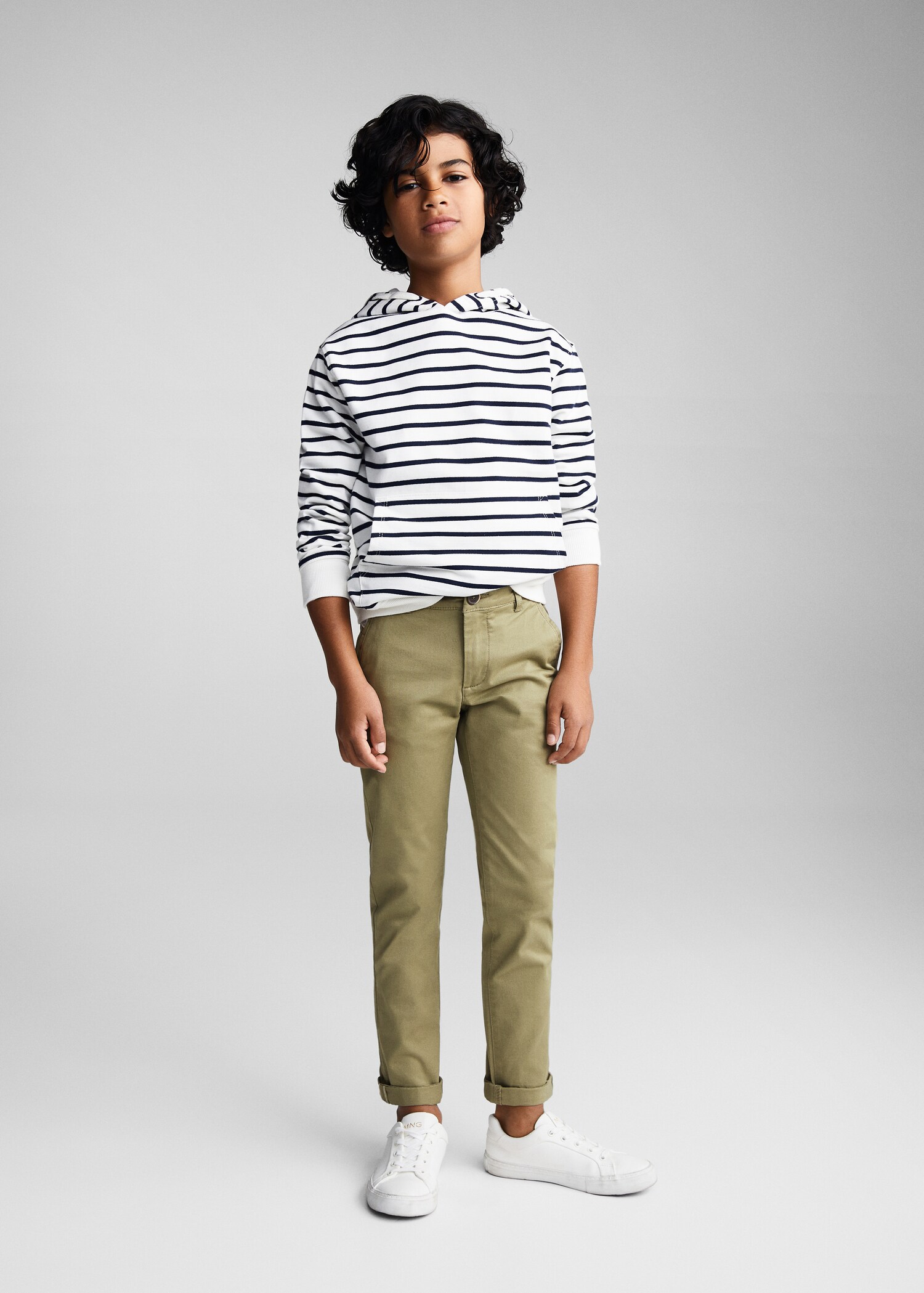 Pantalons xinesos cotó - Pla general