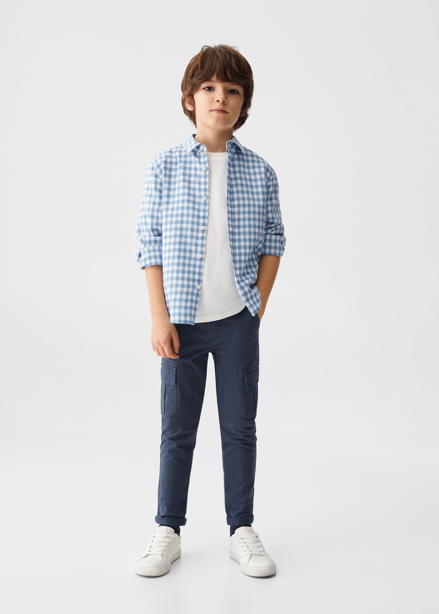 Chemise coton vichy - Plan général