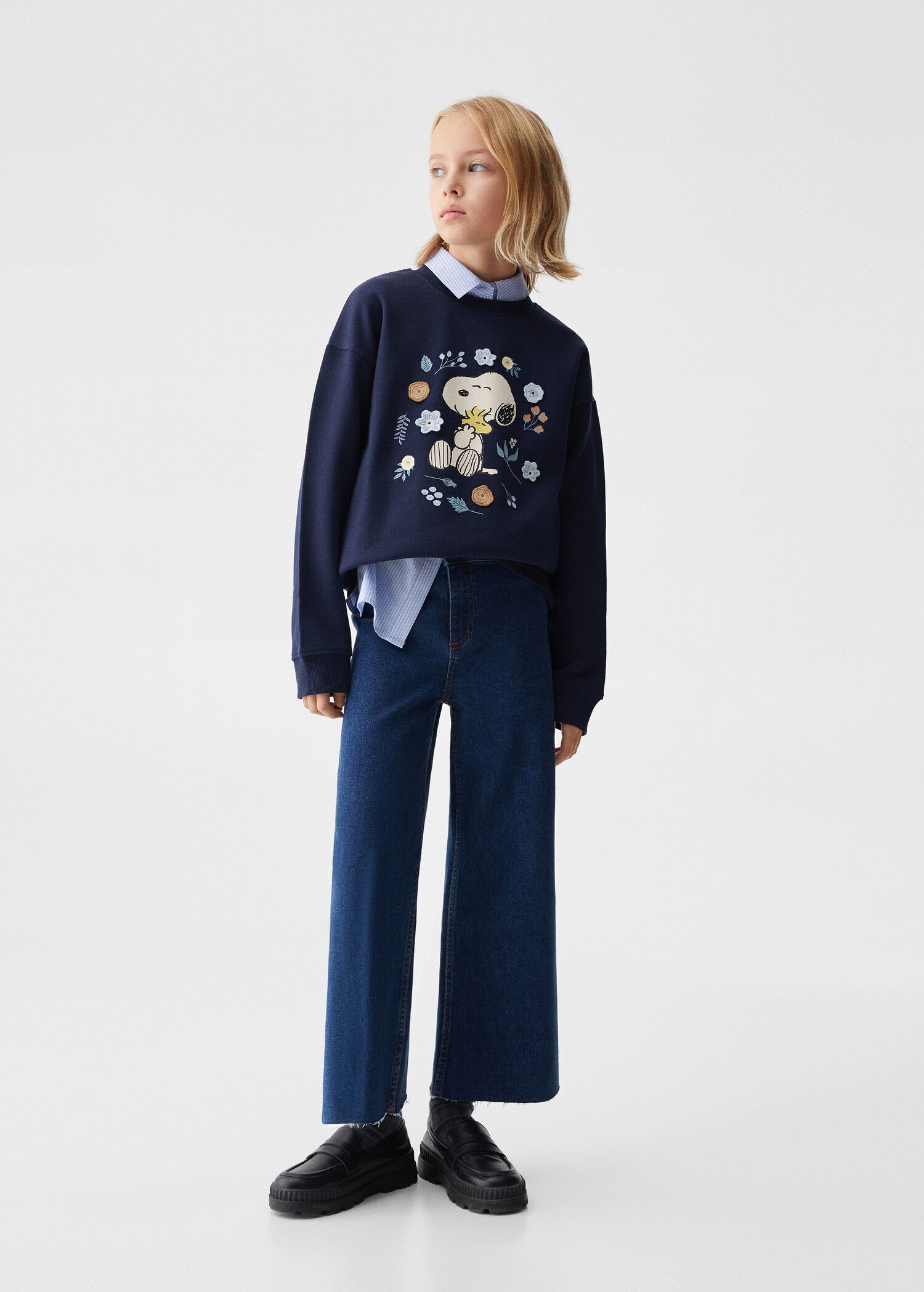 Snoopy-print sweatshirt - General plane