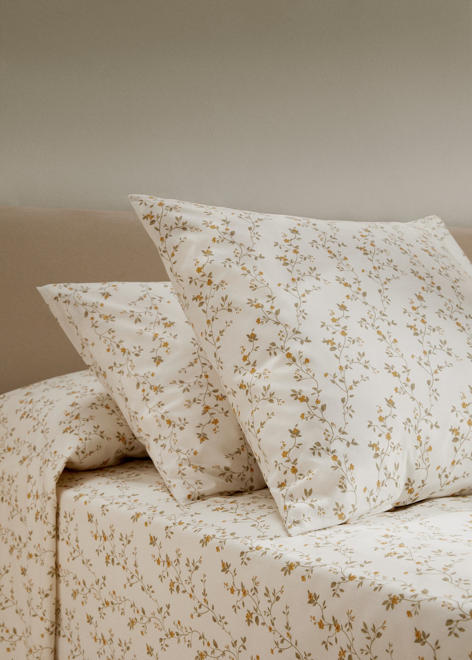 Micro-flower pillowcase 50x75cm - General plane