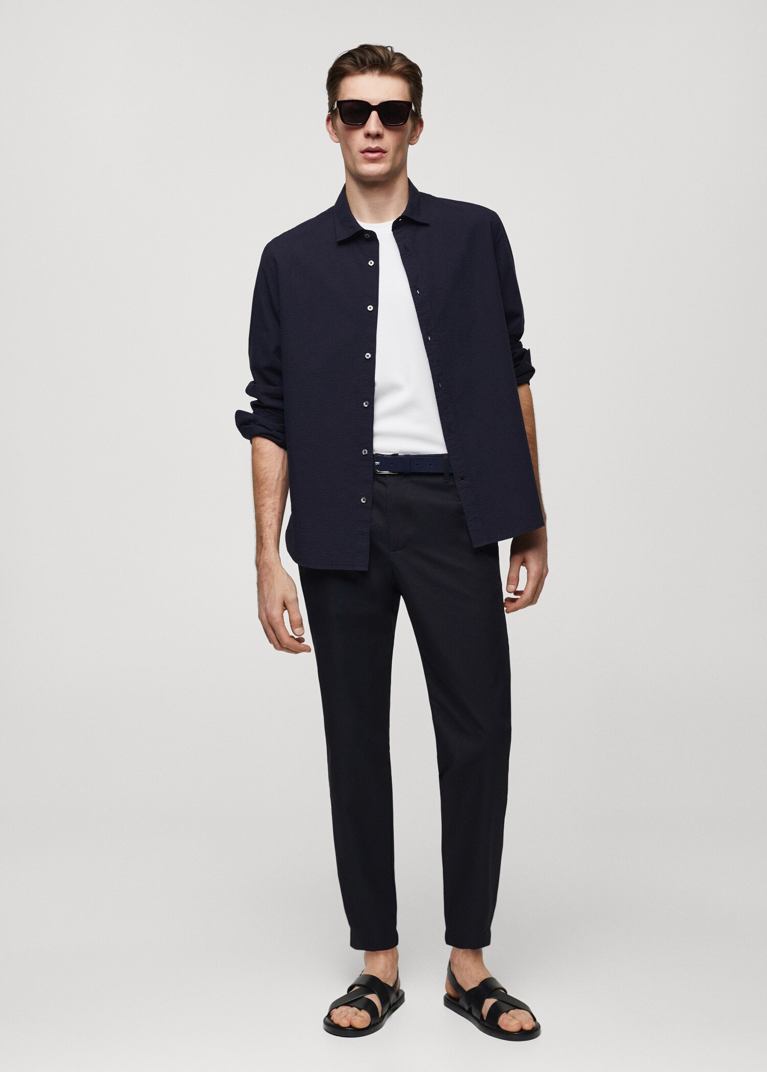 Polo slim-fit 100 % coton - Plan général