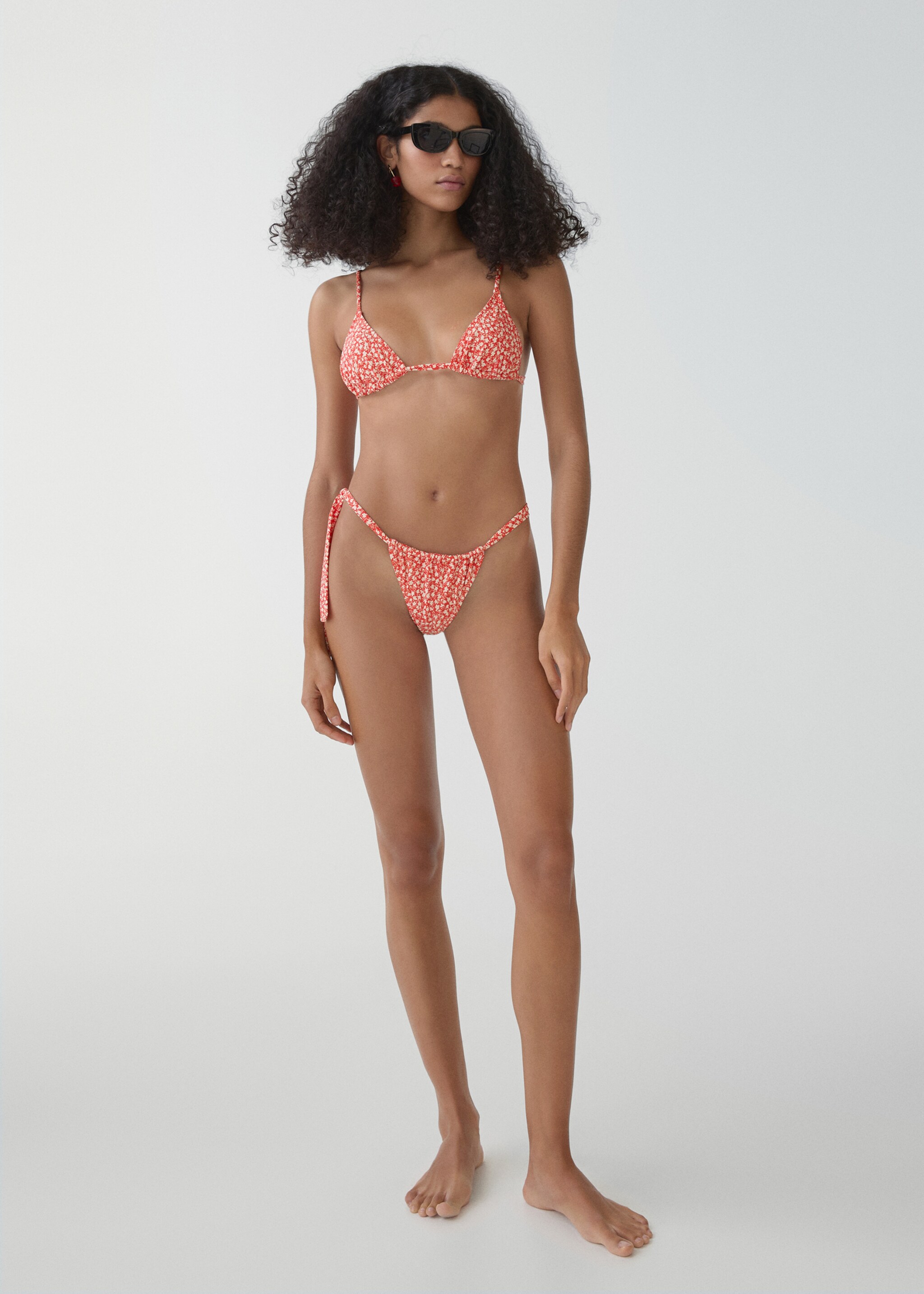 Classic floral bikini bottoms - General plane