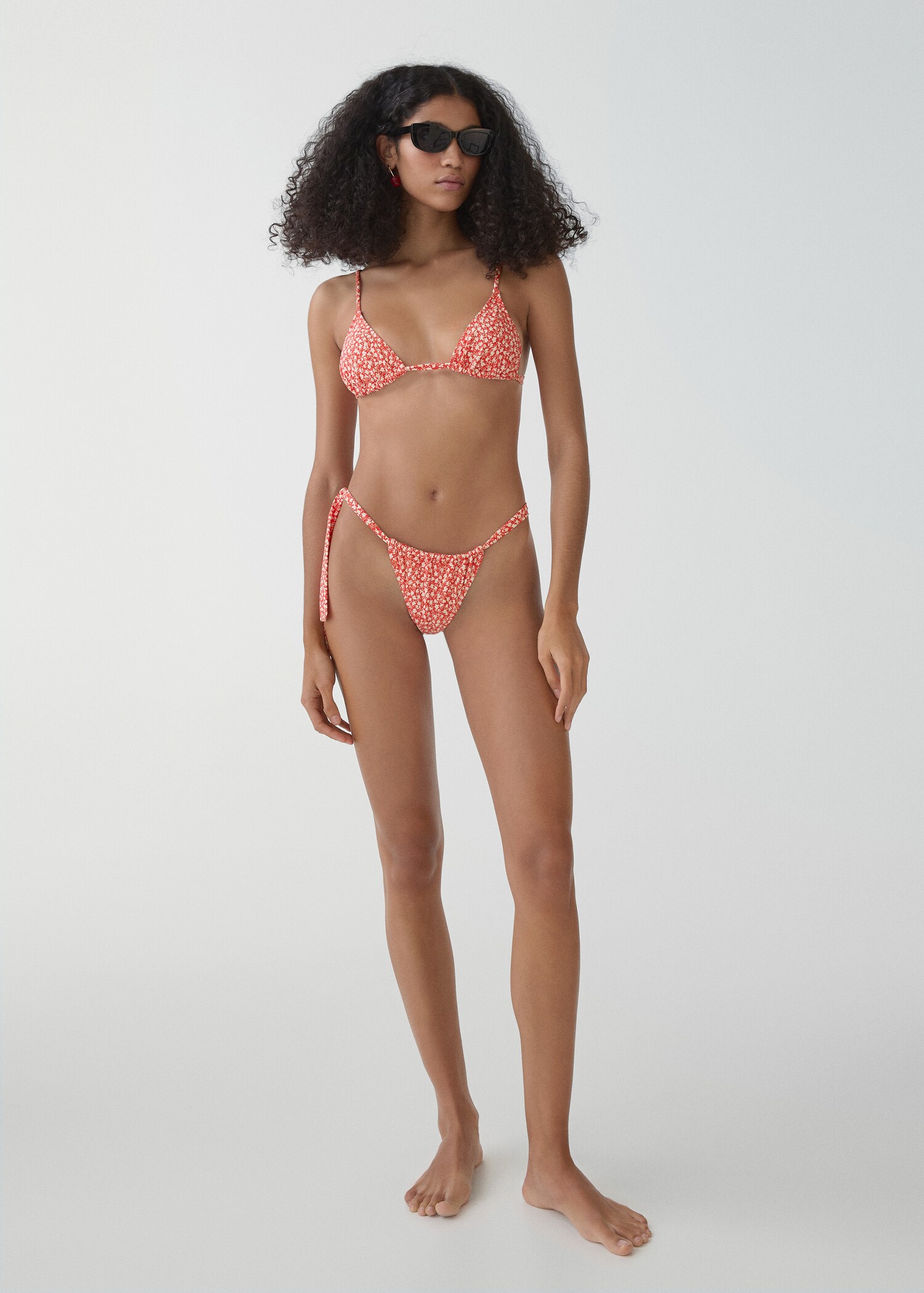 Classic floral bikini bottoms - General plane