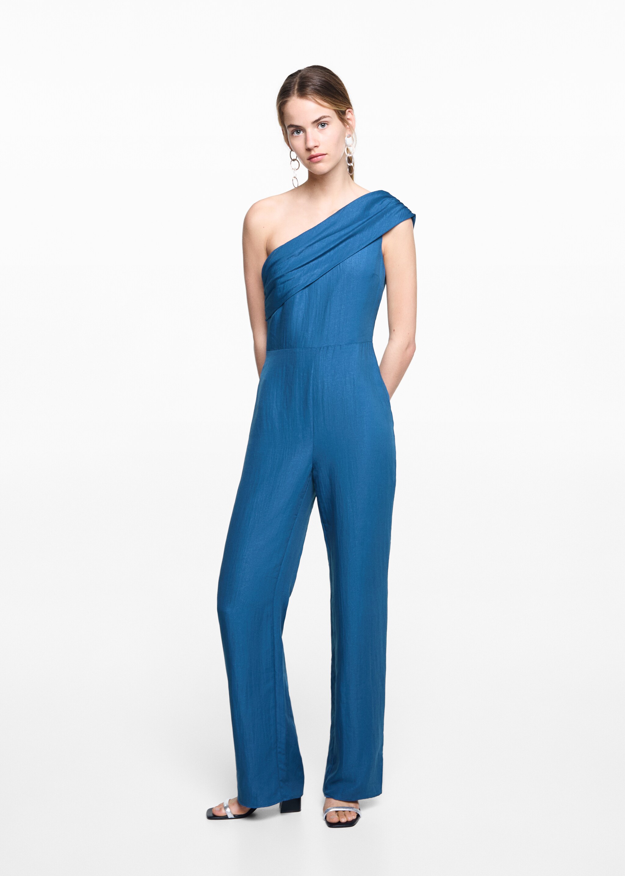 Asymmetric long jumpsuit - General plane