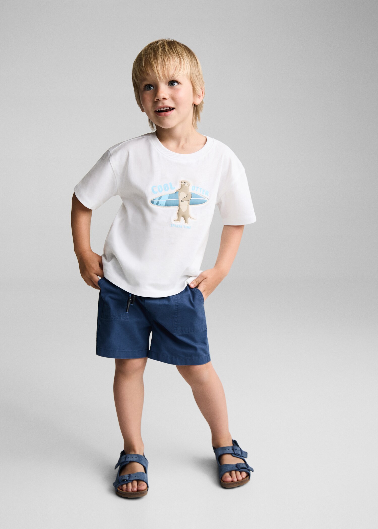 T-shirt coton imprimé - Plan général
