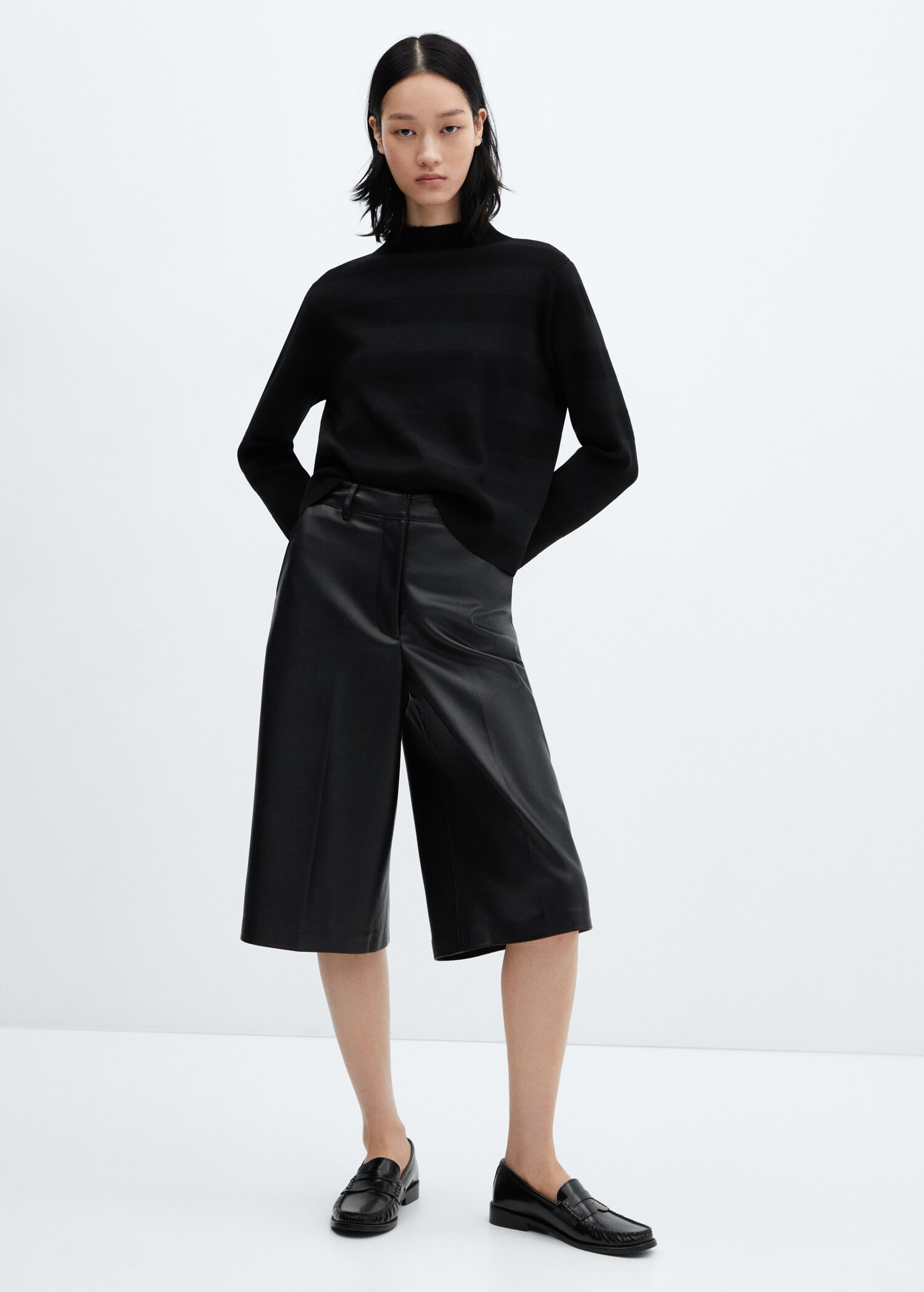 Pullover mit Perkins-Kragen - Damen | MANGO Deutschland