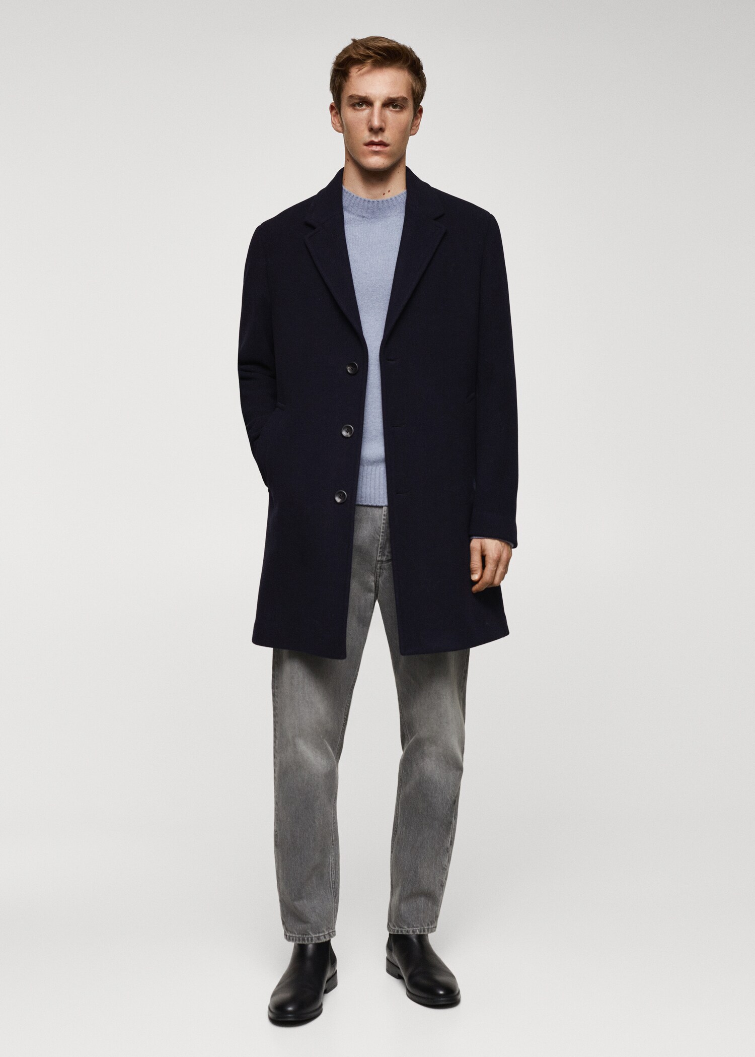 Cappotto leggero lana riciclata - Piano generale