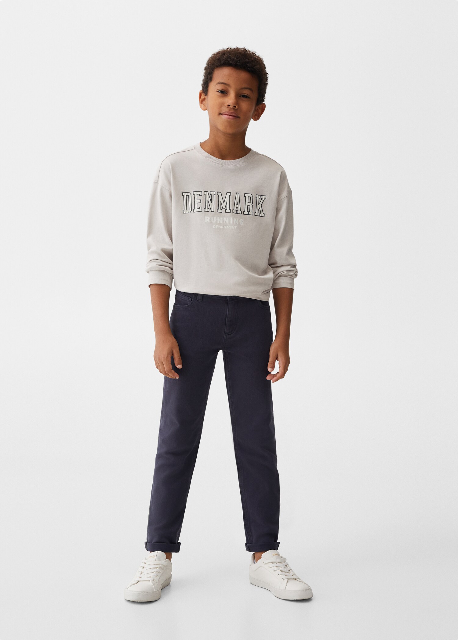 T-shirt manches longues imprimé - Plan général