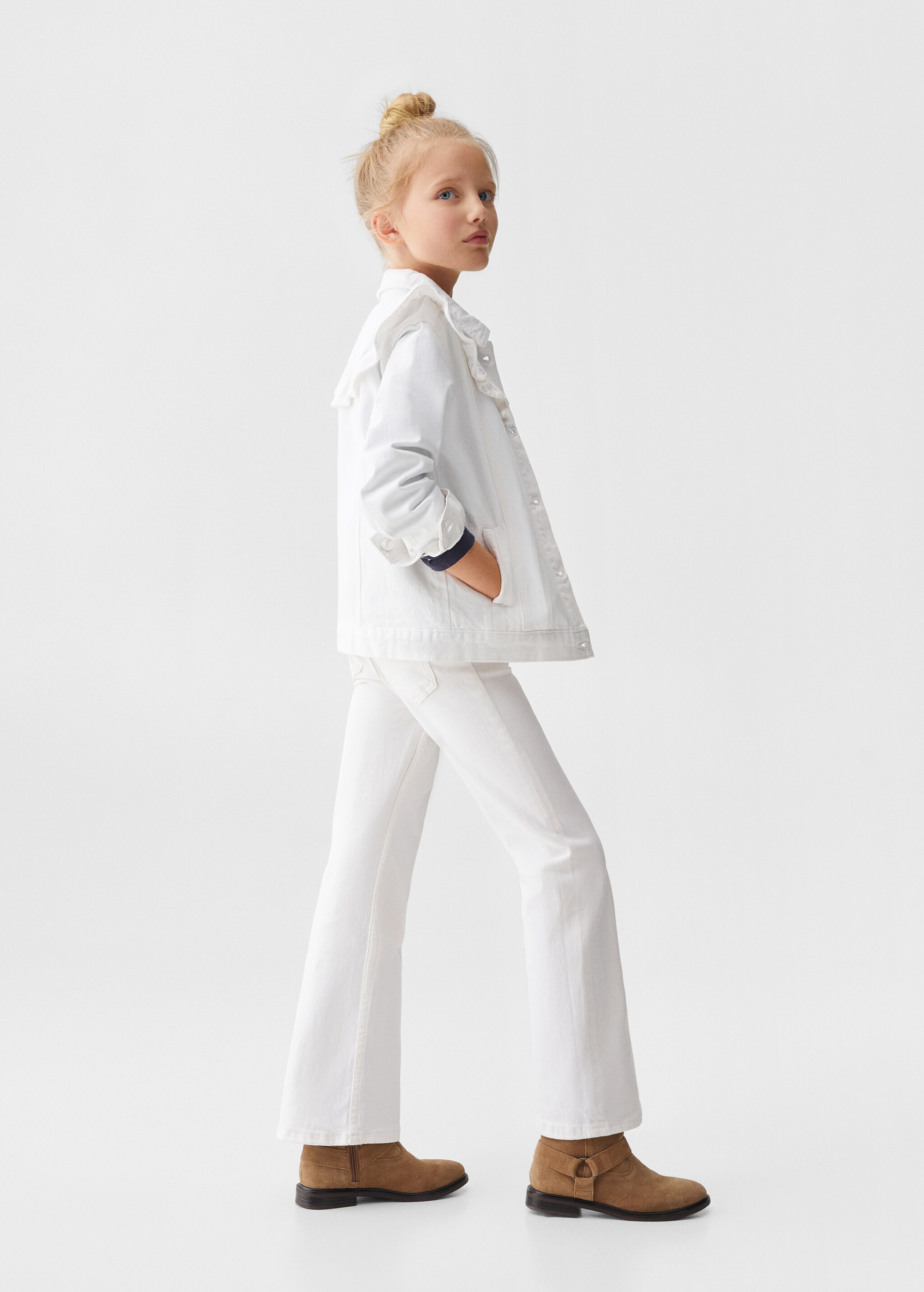 Buttons flare jeans - General plane