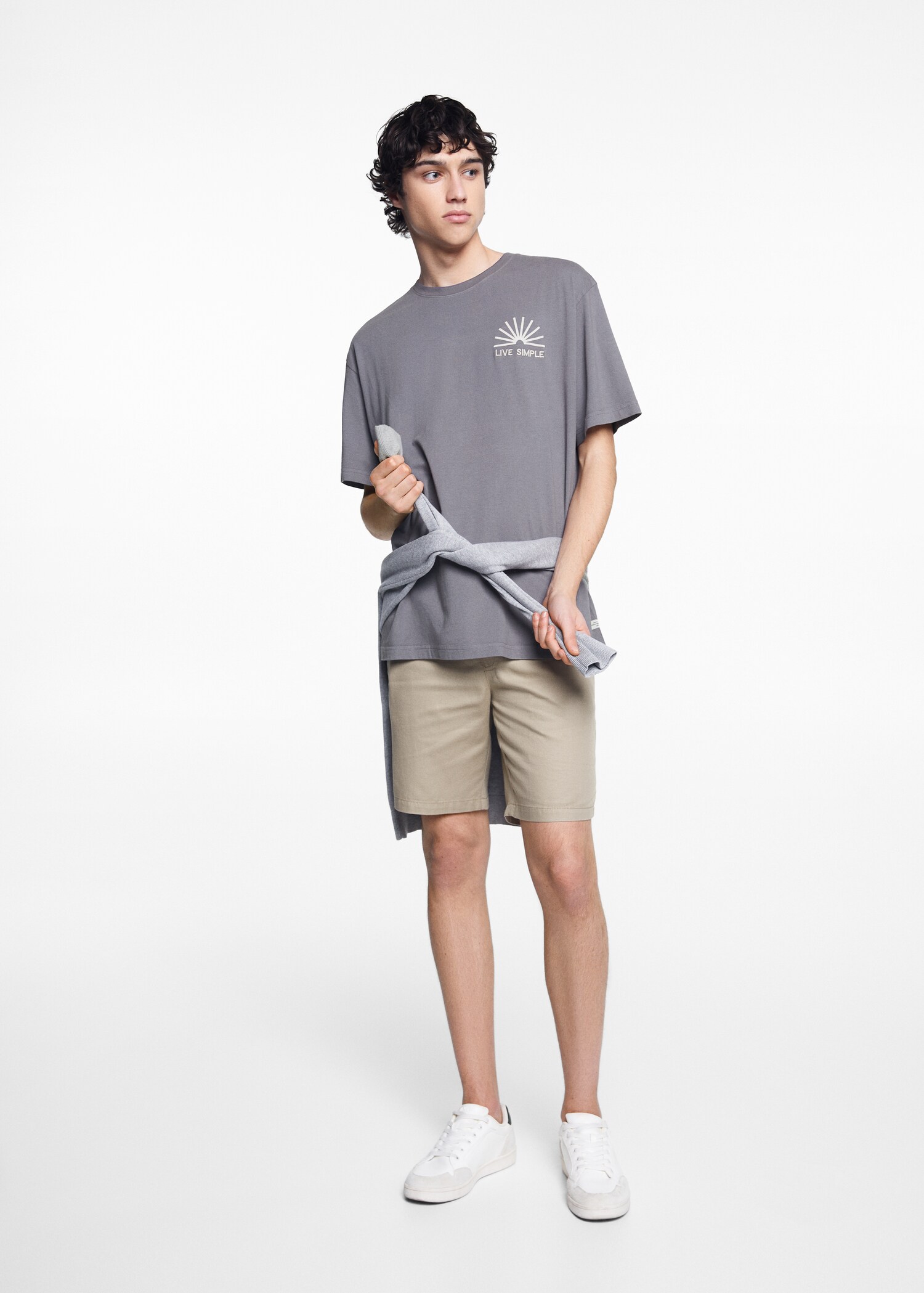 Short-sleeved printed t-shirt - General plane