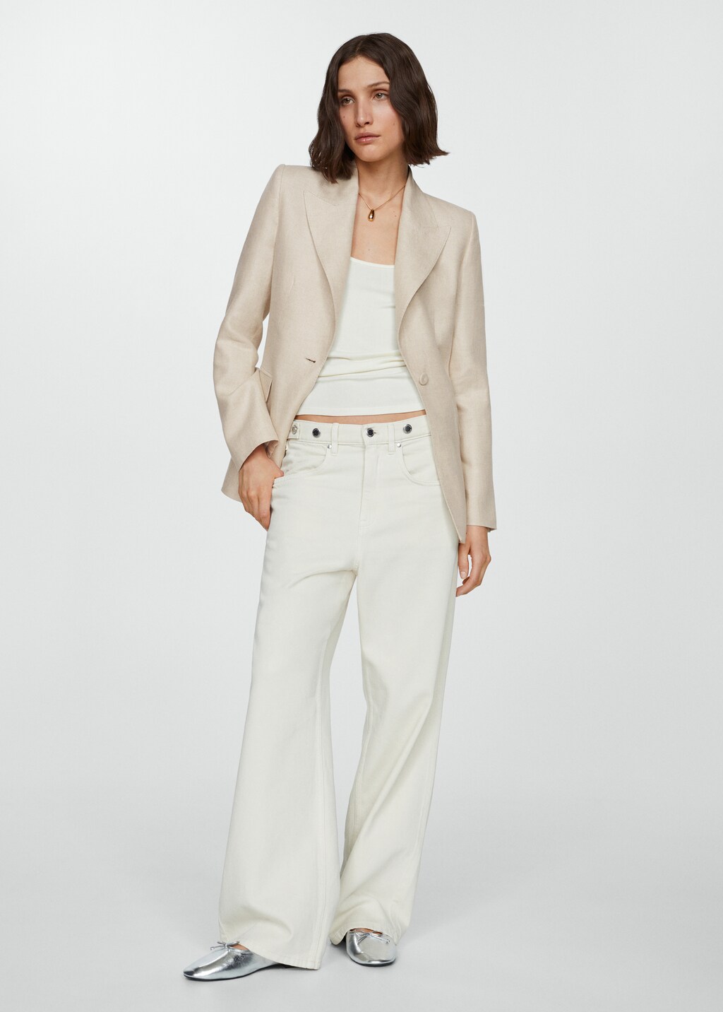 Linen blazer suit hotsell