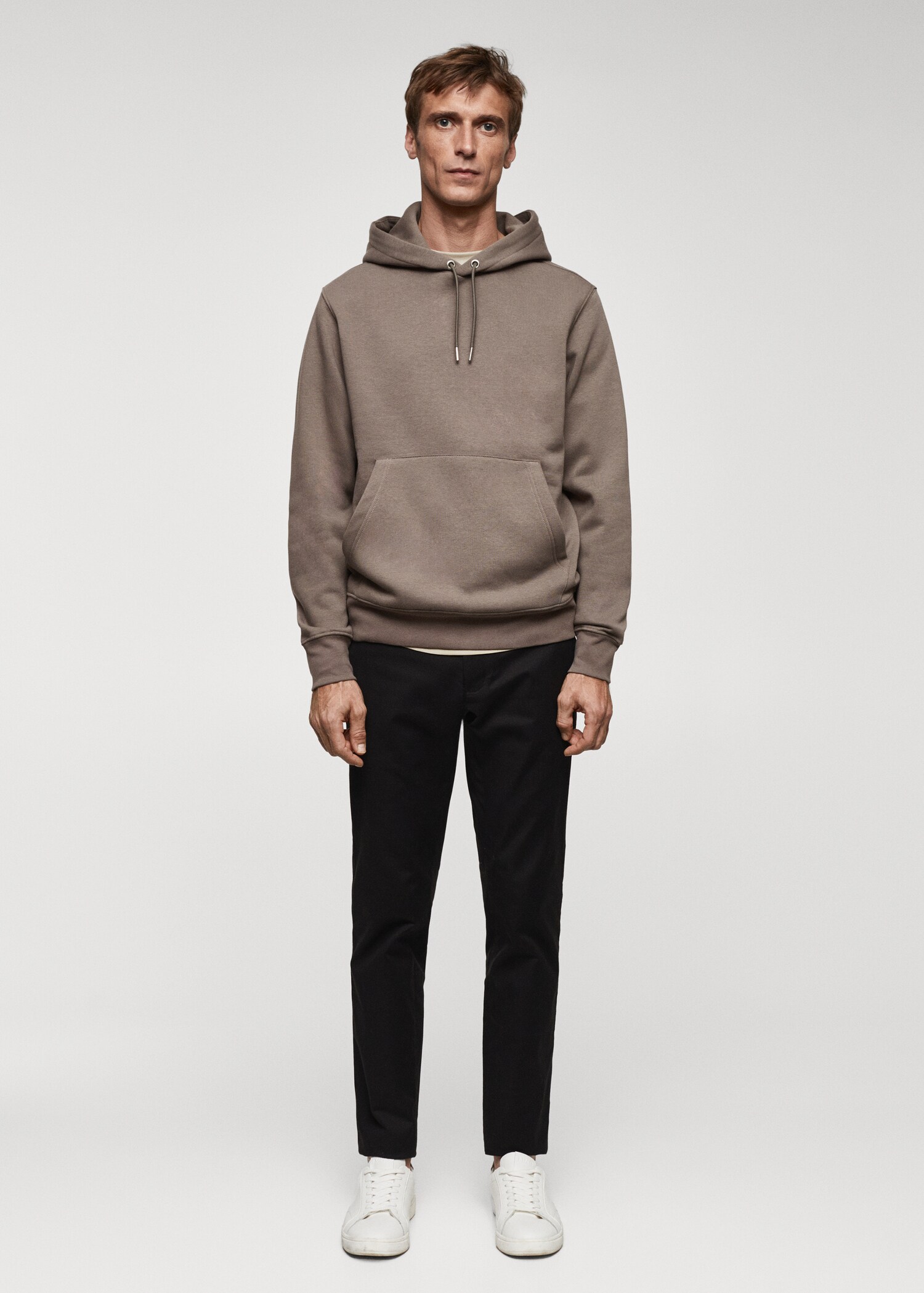 Kangaroo hooded cotton sweatshirt - General plane