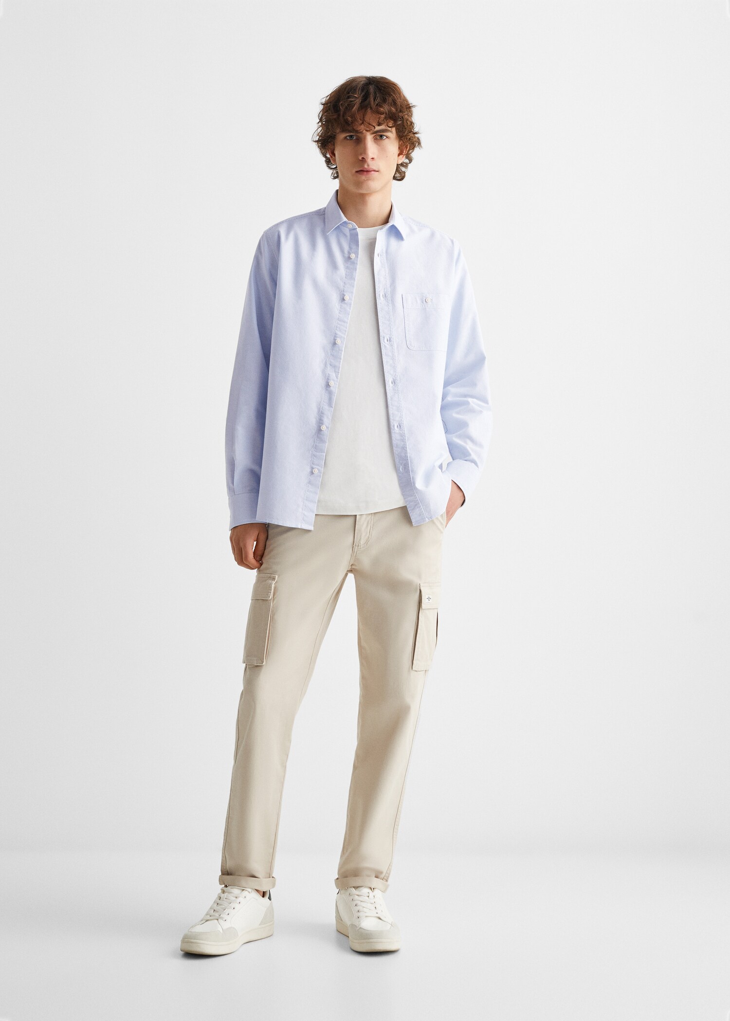 Chemise oxford en coton - Plan général