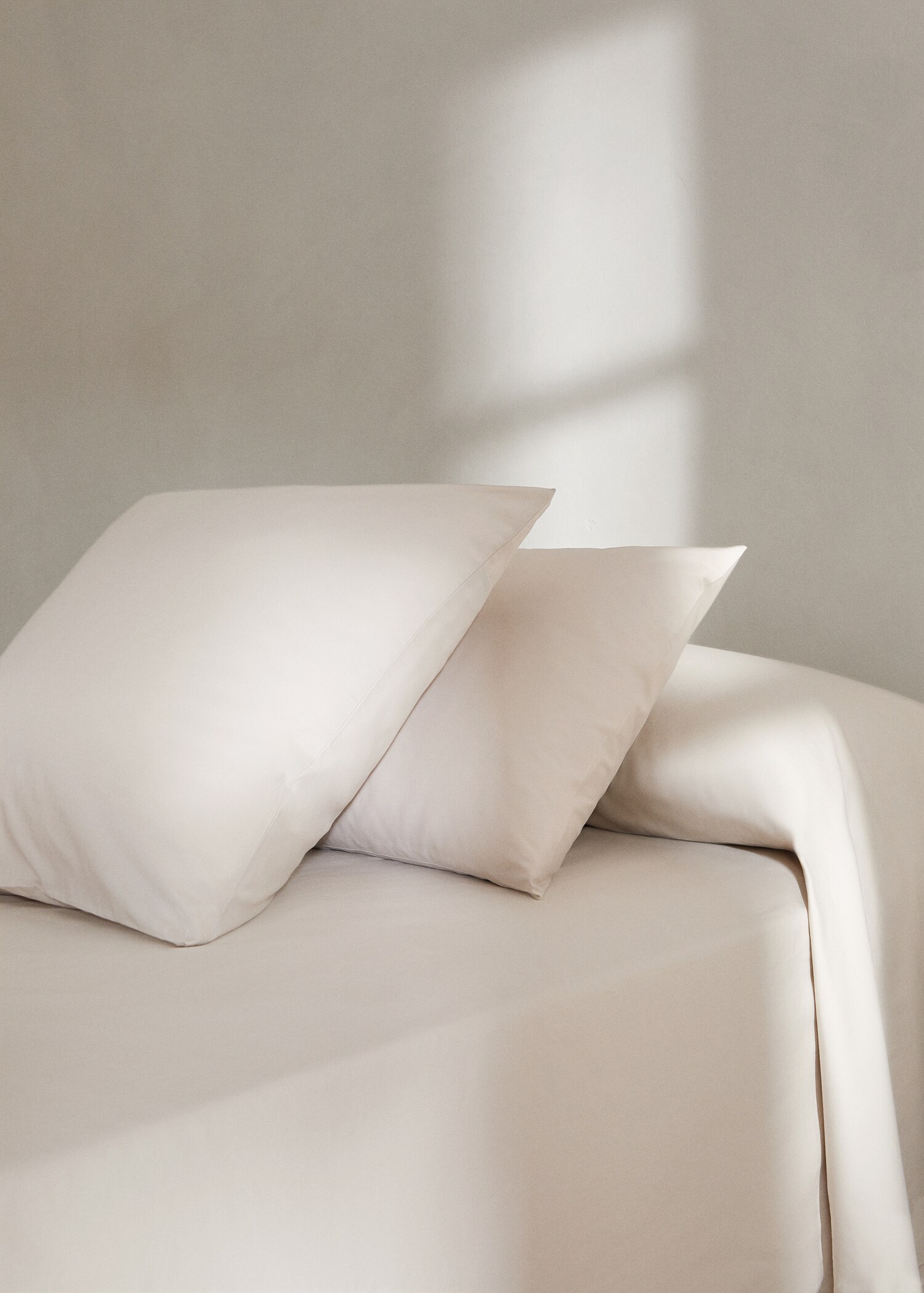 Taie d'oreiller percale de coton (300 fils) 60 x 60 cm - Plan général