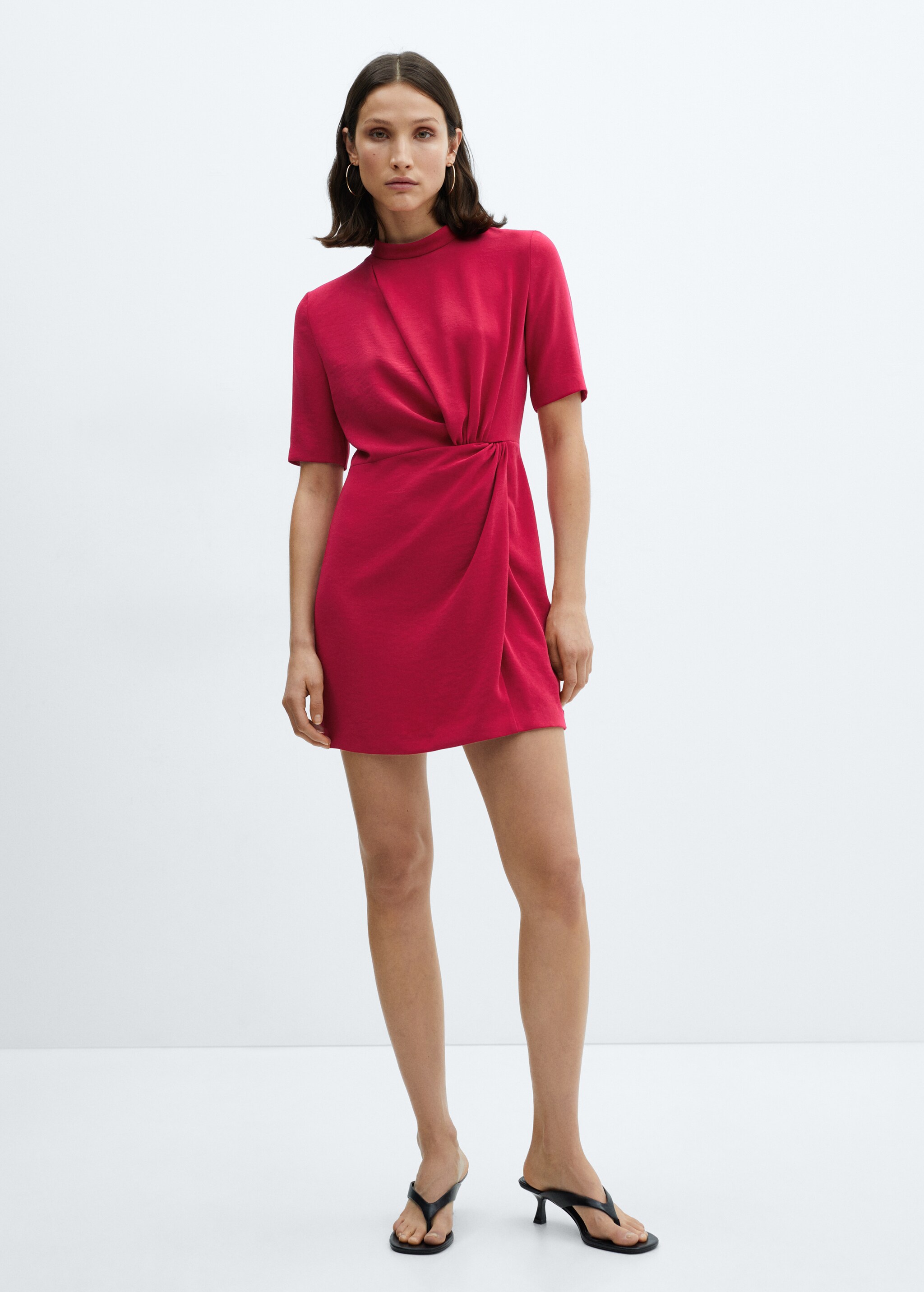 Draped detail dress - General plane