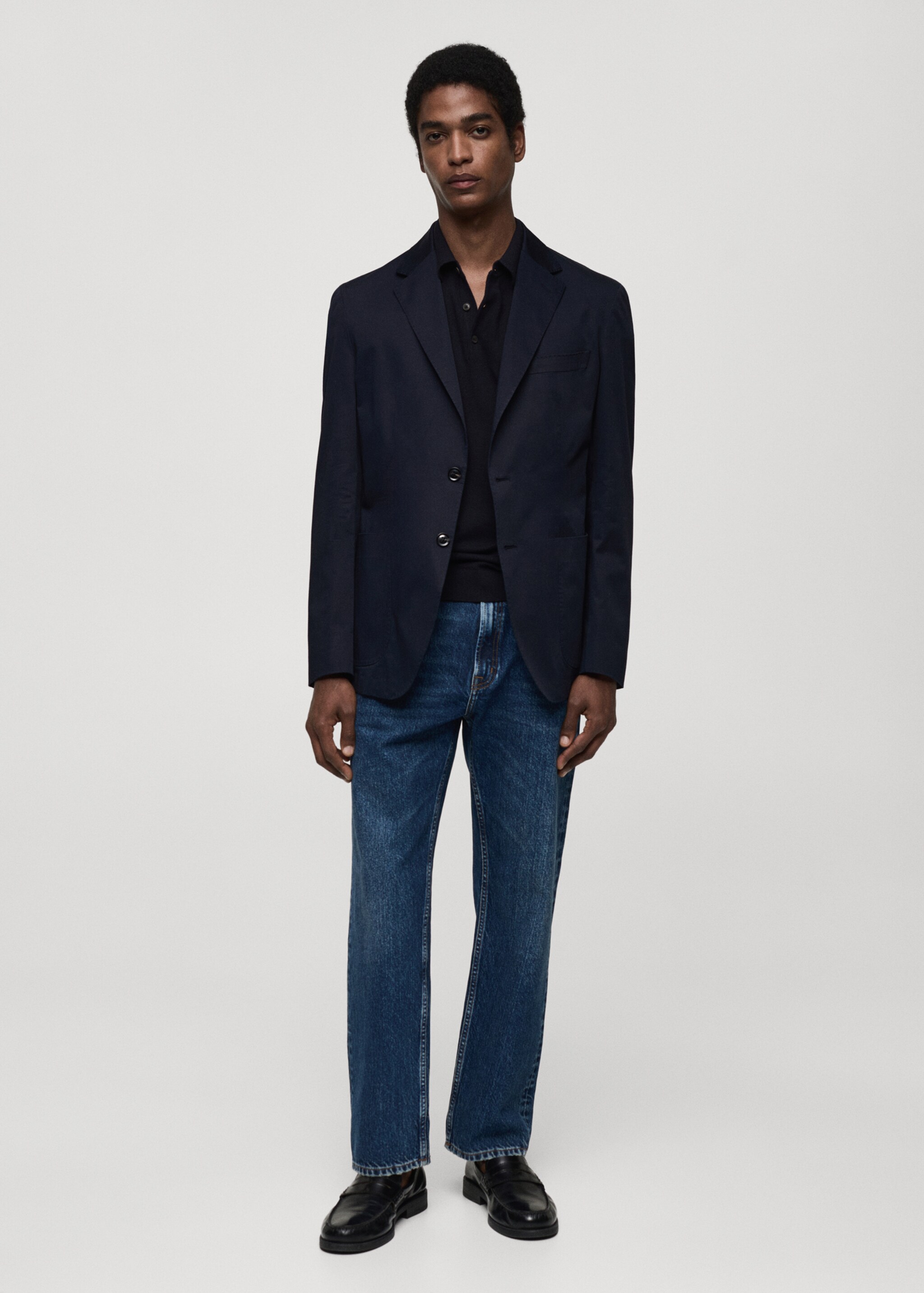 Americana slim fit algodón - Plano general