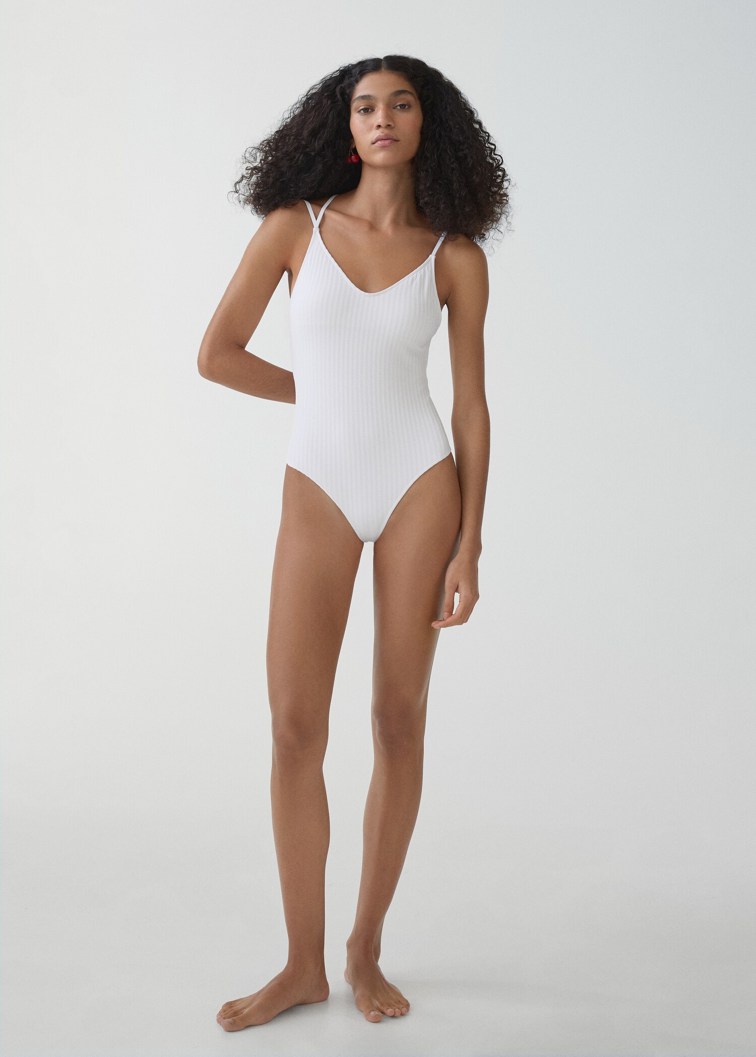 V-neck swimsuit - General plane