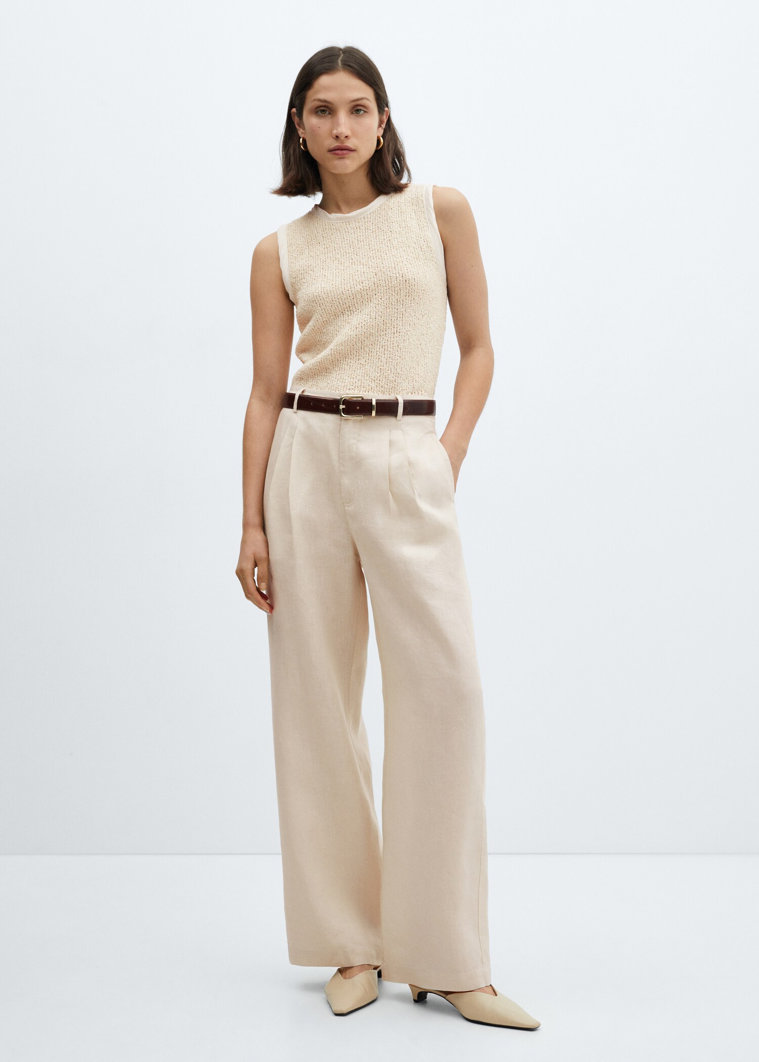 Top contrasting finishes - Woman | MANGO USA