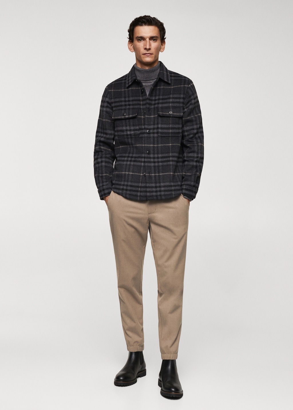 Slim fit jogger trousers with drawstring Men MANGO Niger