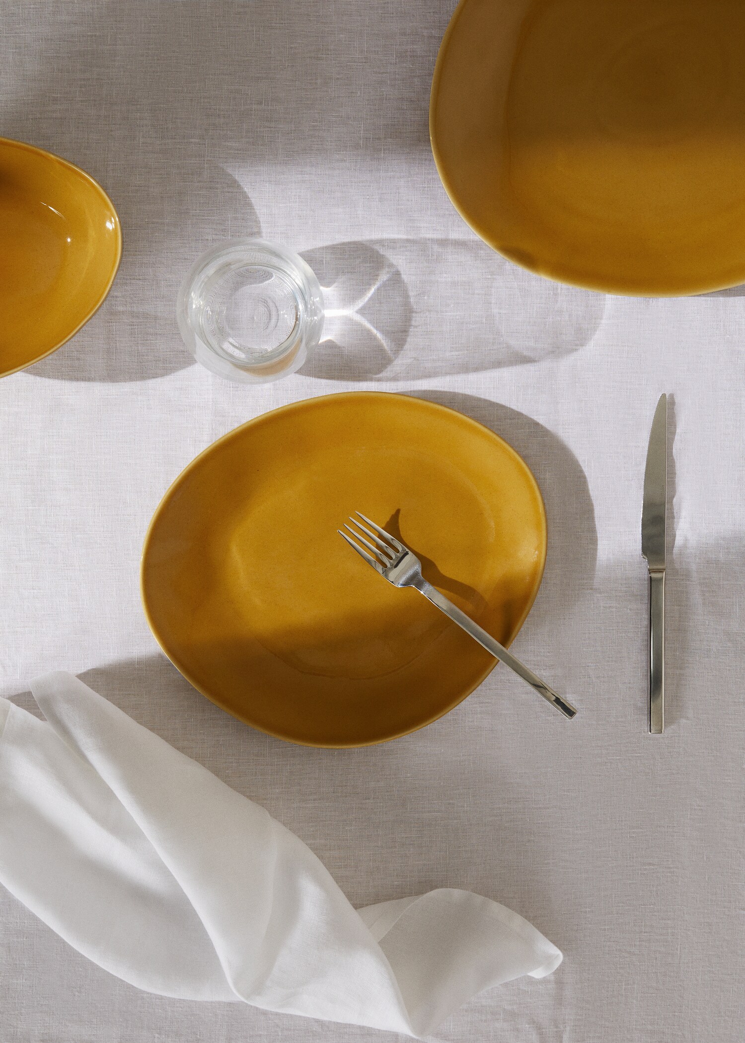 Stoneware dessert plate - General plane