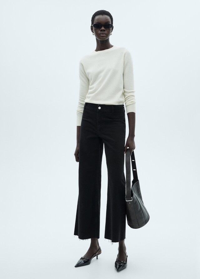Mango Culotte High Waist Jeans
