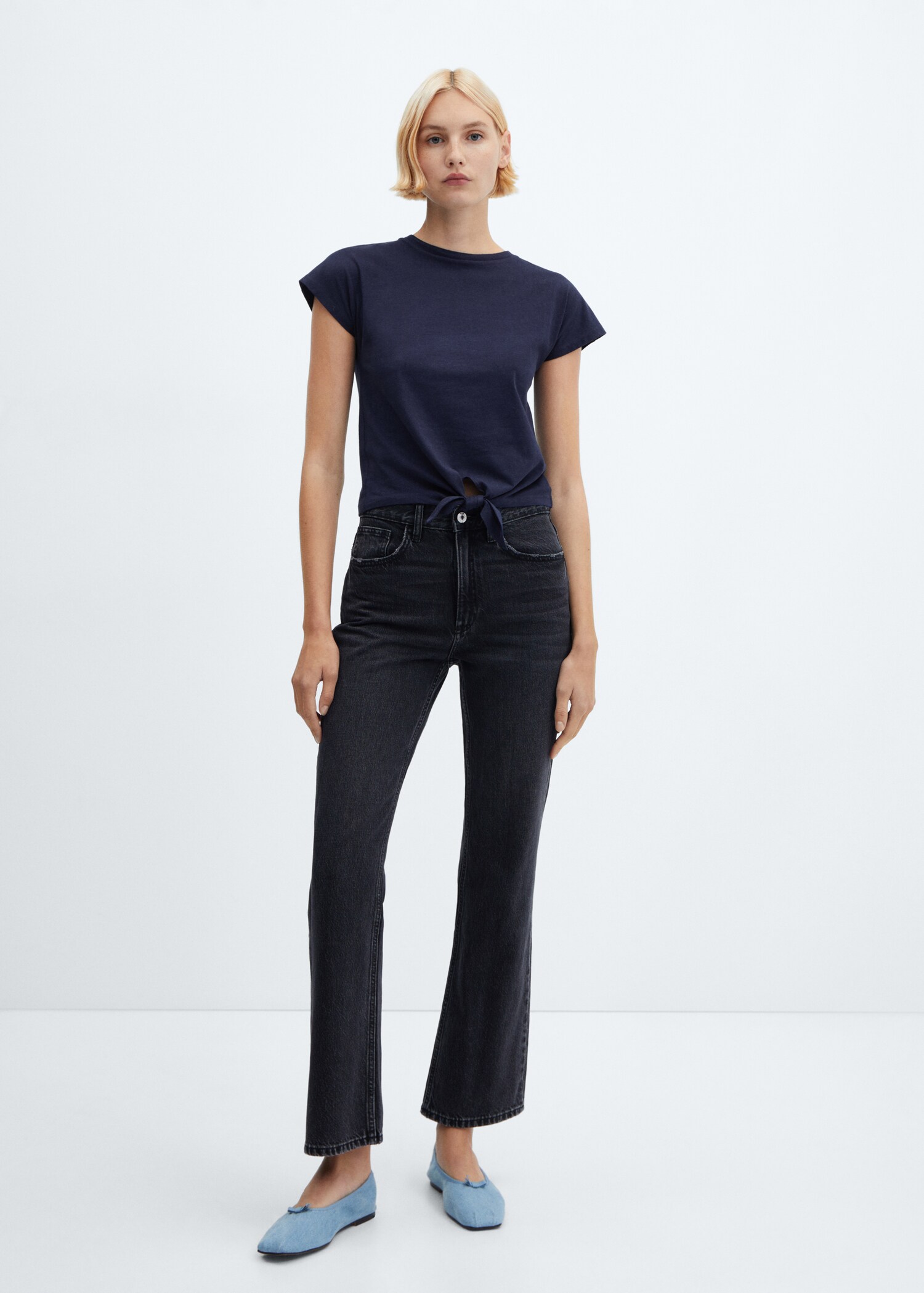 Knot cotton t-shirt - General plane