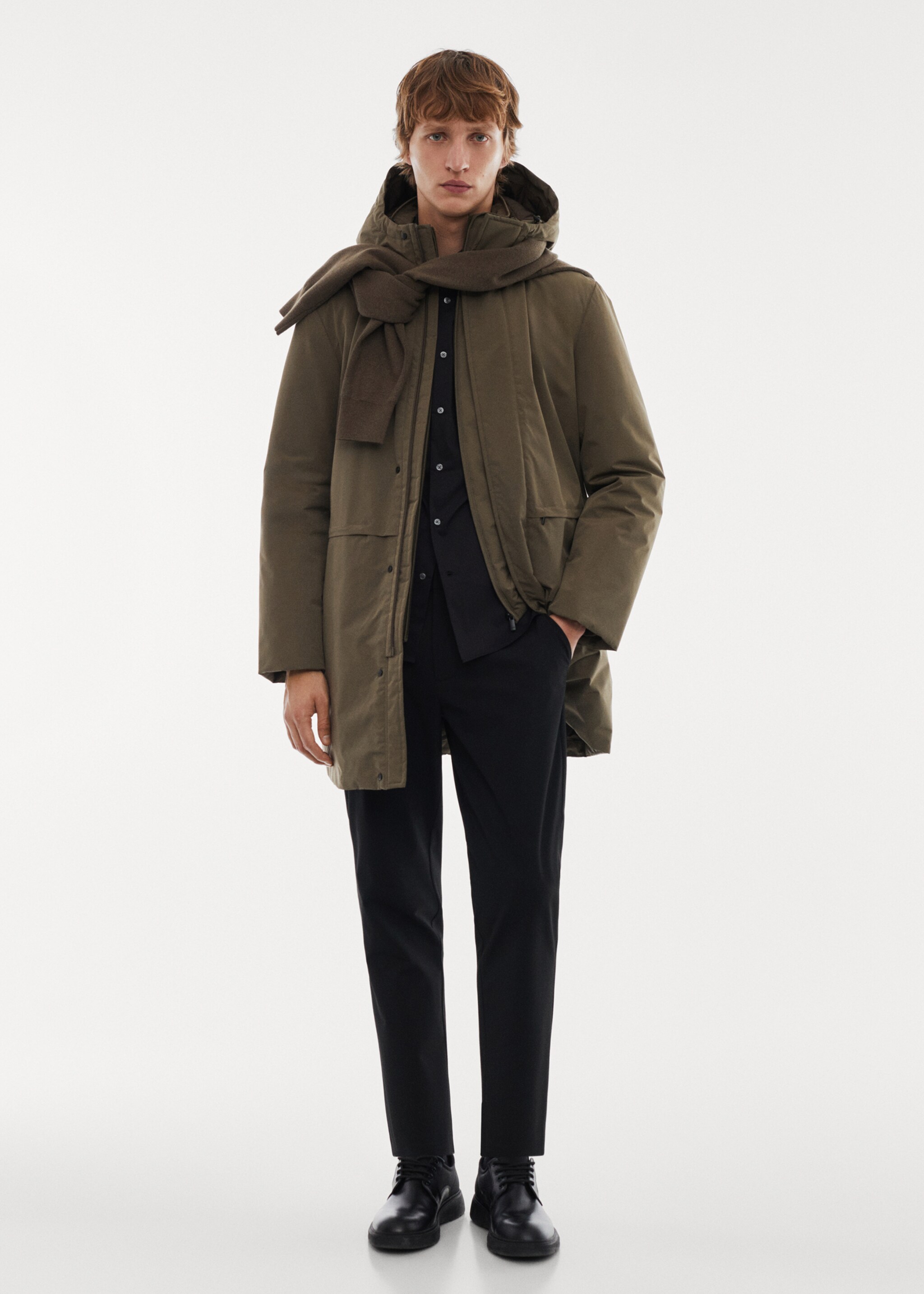 SOFEELATE® padded parka with hood - General plane