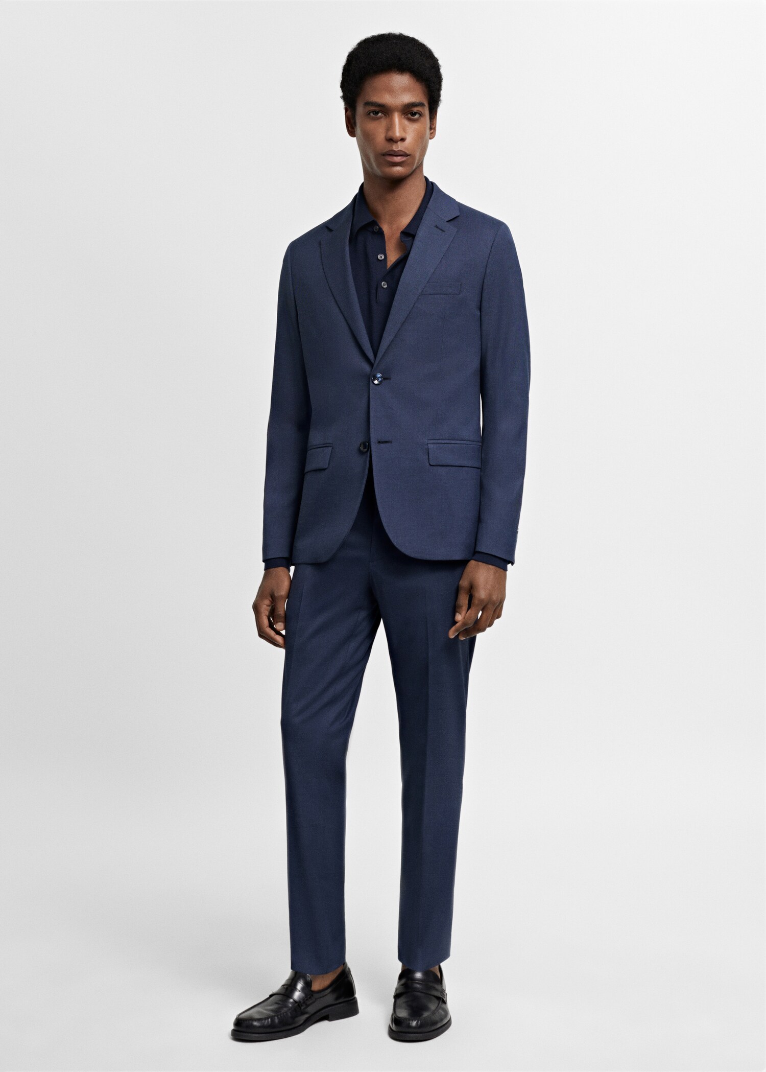 Костюмный пиджак super slim fit из ткани стретч - Общий план