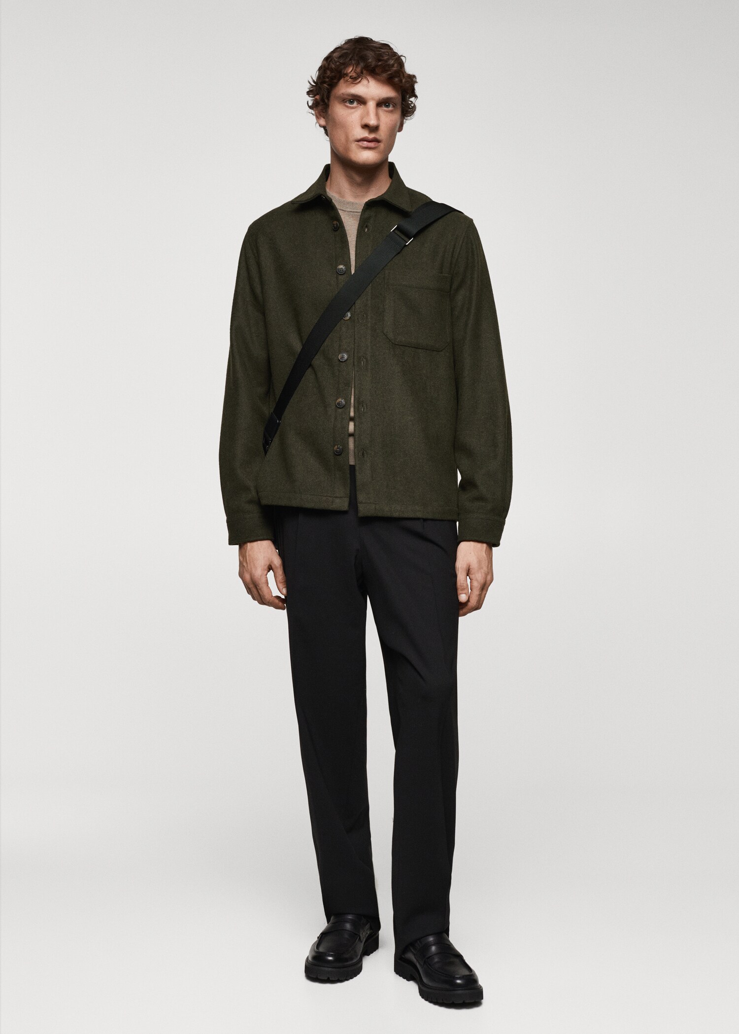 Regular Fit-Overshirt mit Tasche - Herren | MANGO Deutschland