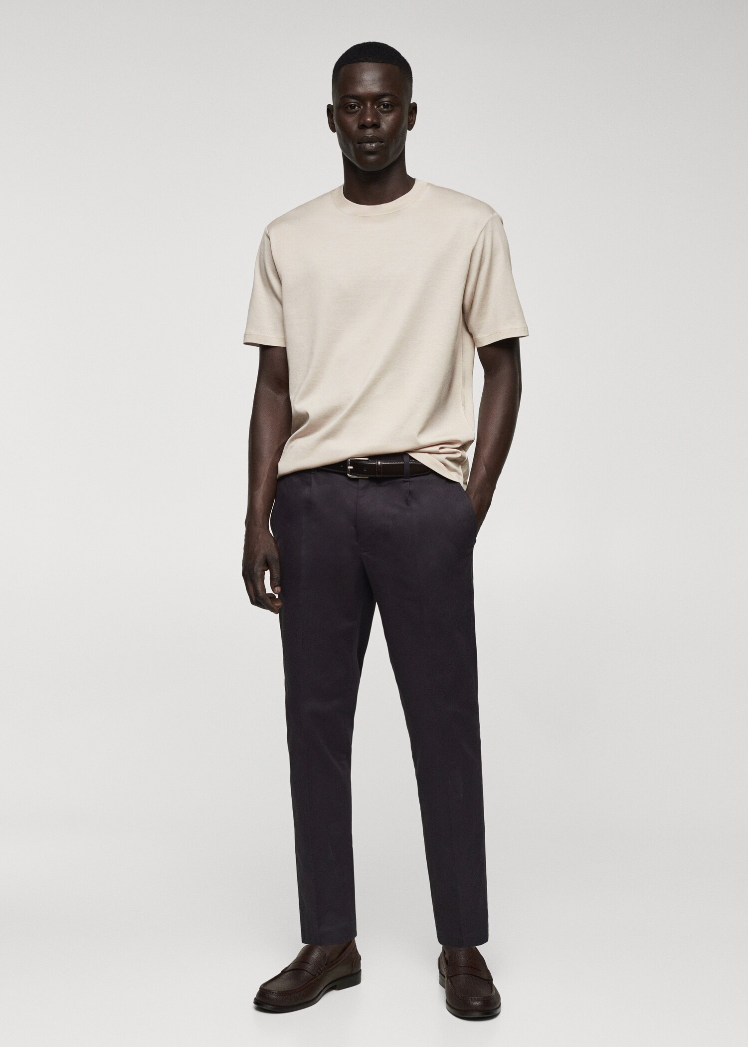 Футболка з мерсеризованої бавовни slim fit - Загальний план