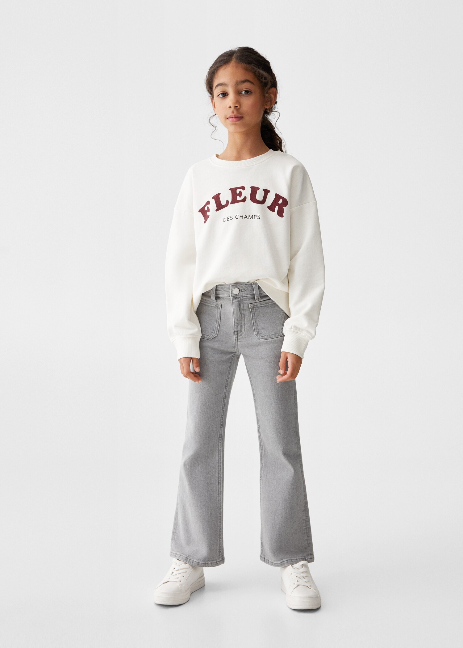 Sweatshirt mensagem algodão - Plano geral