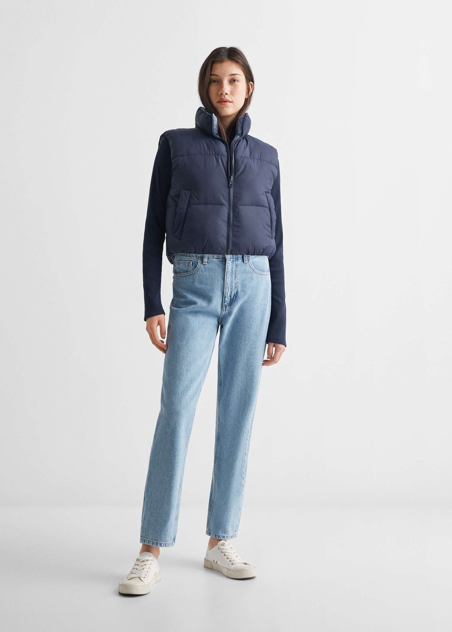 Reversible quilted gilet - General plane
