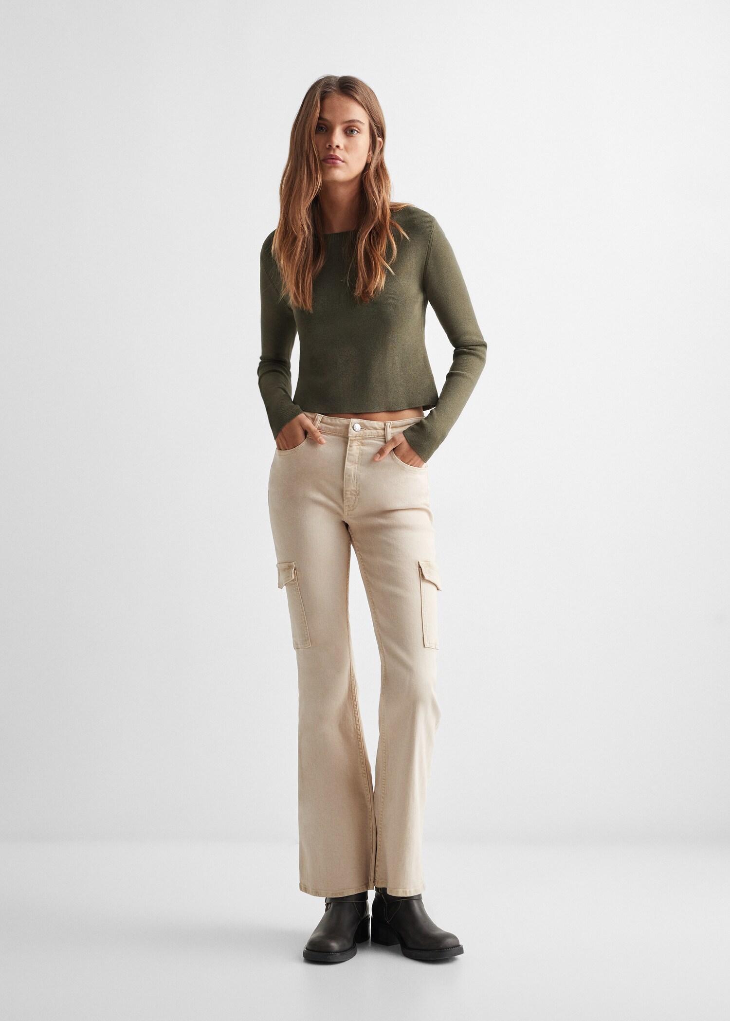 Pull-over en maille fine - Plan général
