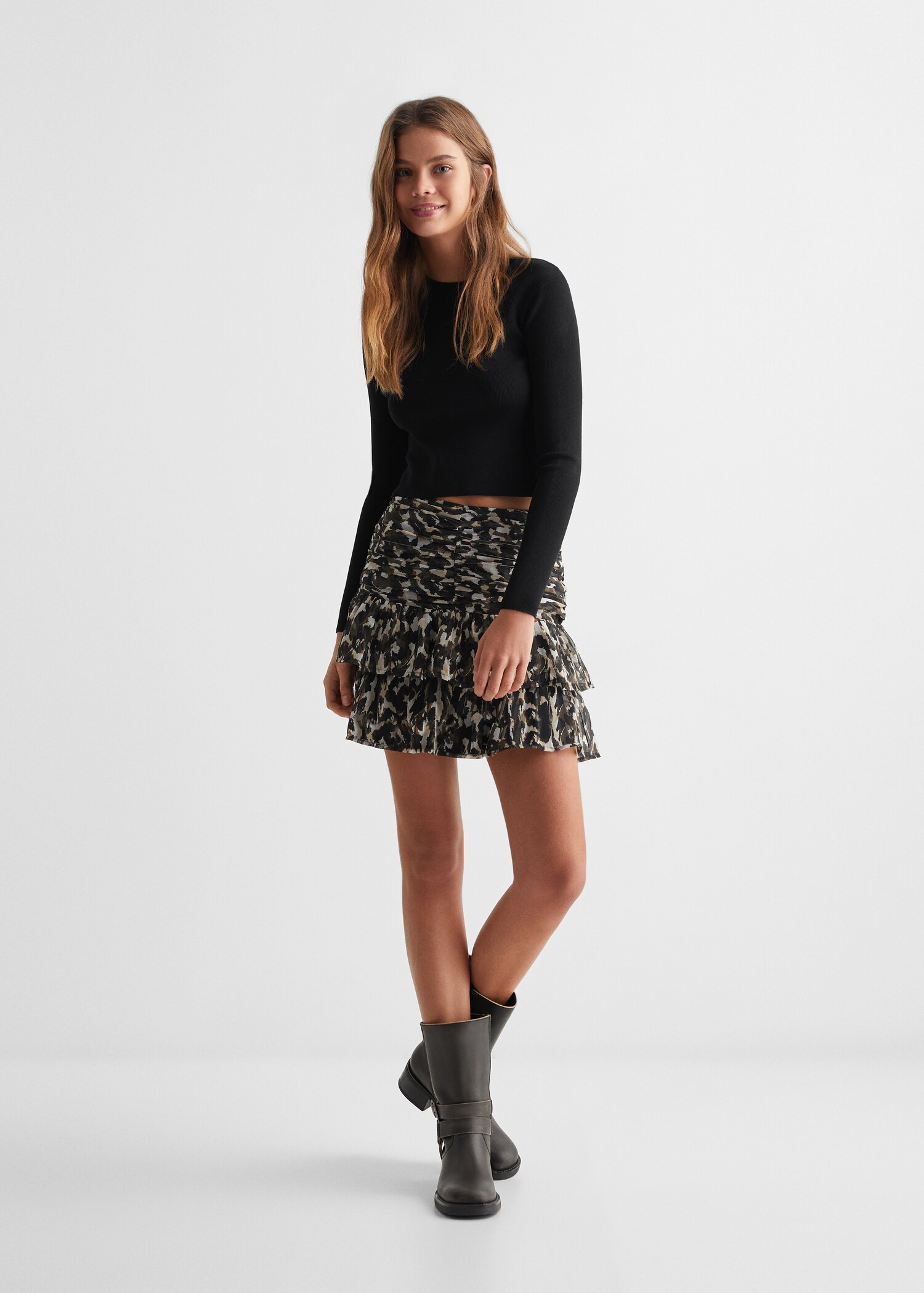 Pull-over en maille fine - Plan général
