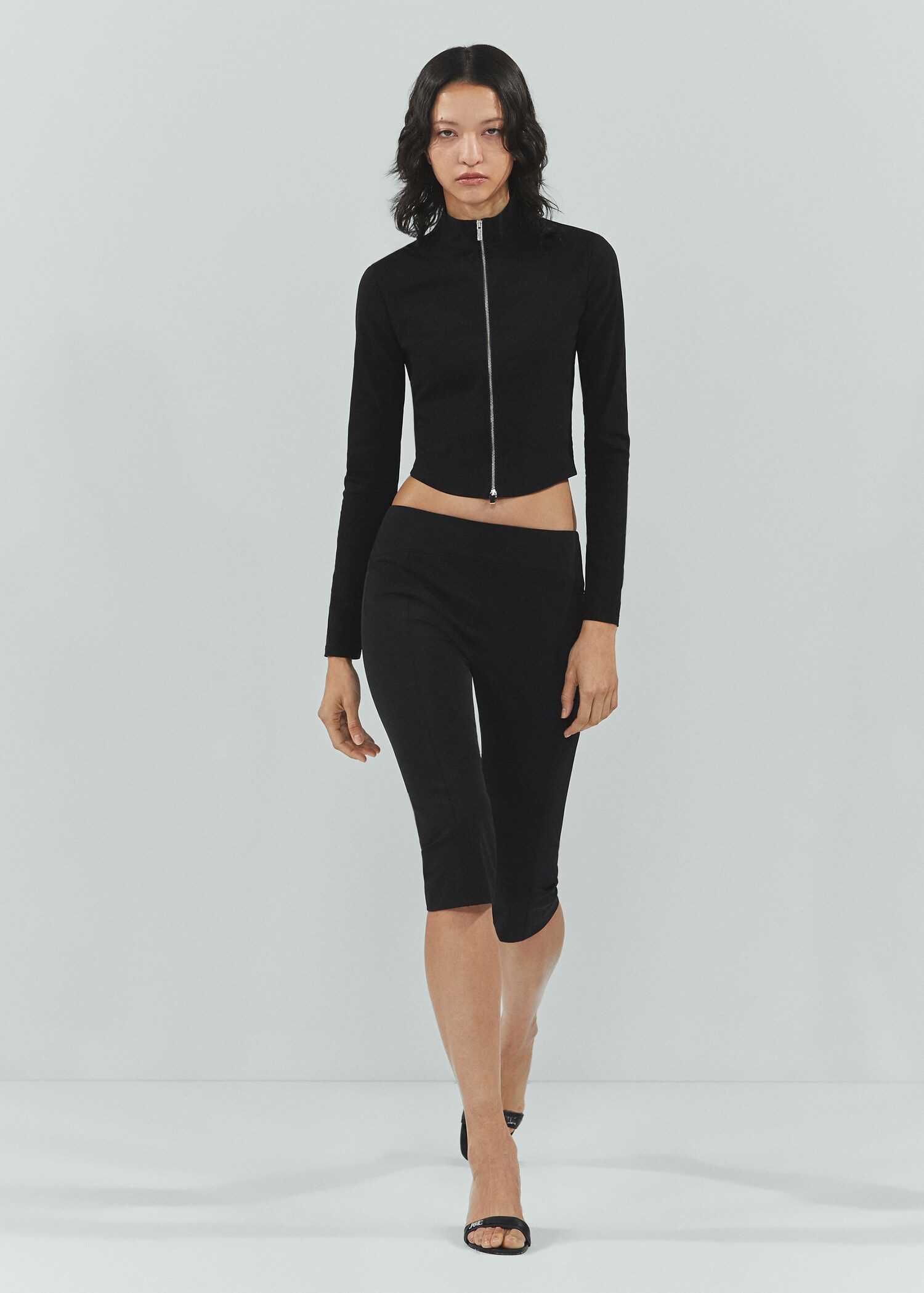 Giacca cropped zip - Piano generale