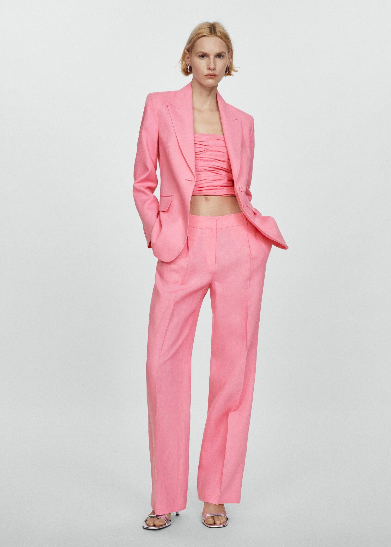 Linen suit pants - General plane