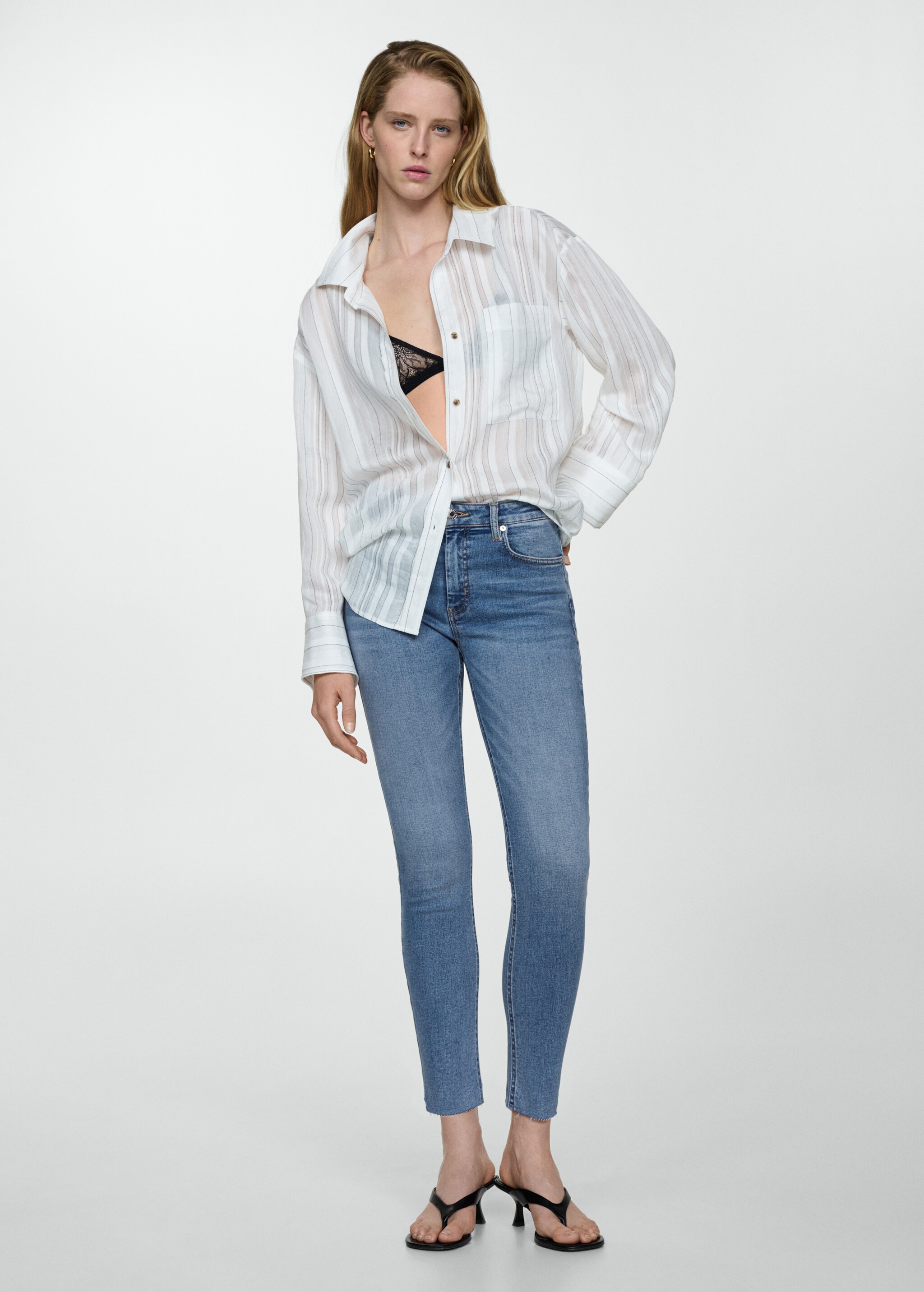 Skinny cropped jeans - General plane