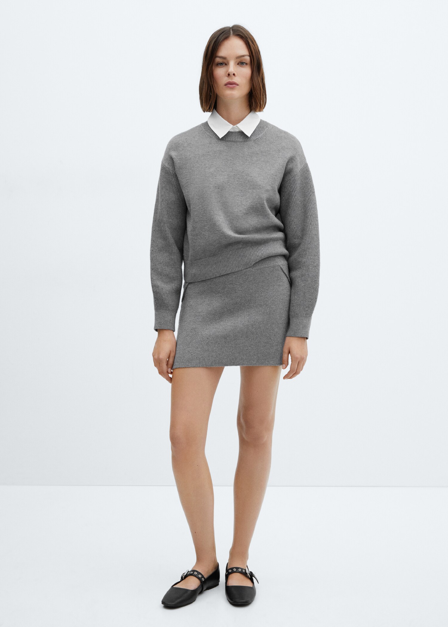 Pull-over maille col rond - Plan général