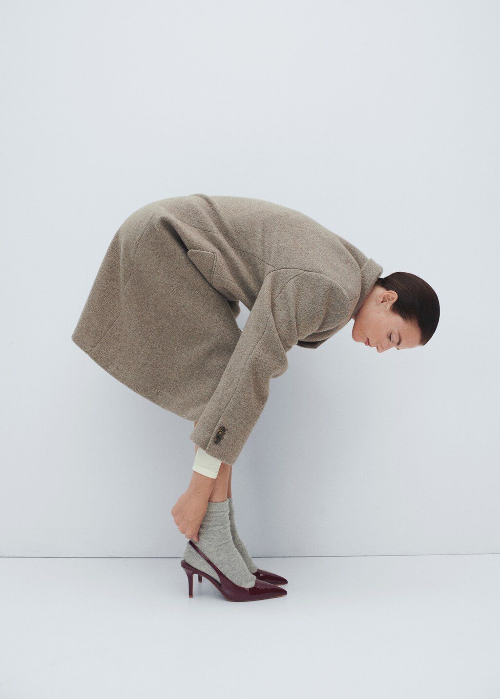 Chaussures pointues ouvertes a l arriere Femme MANGO Maurice