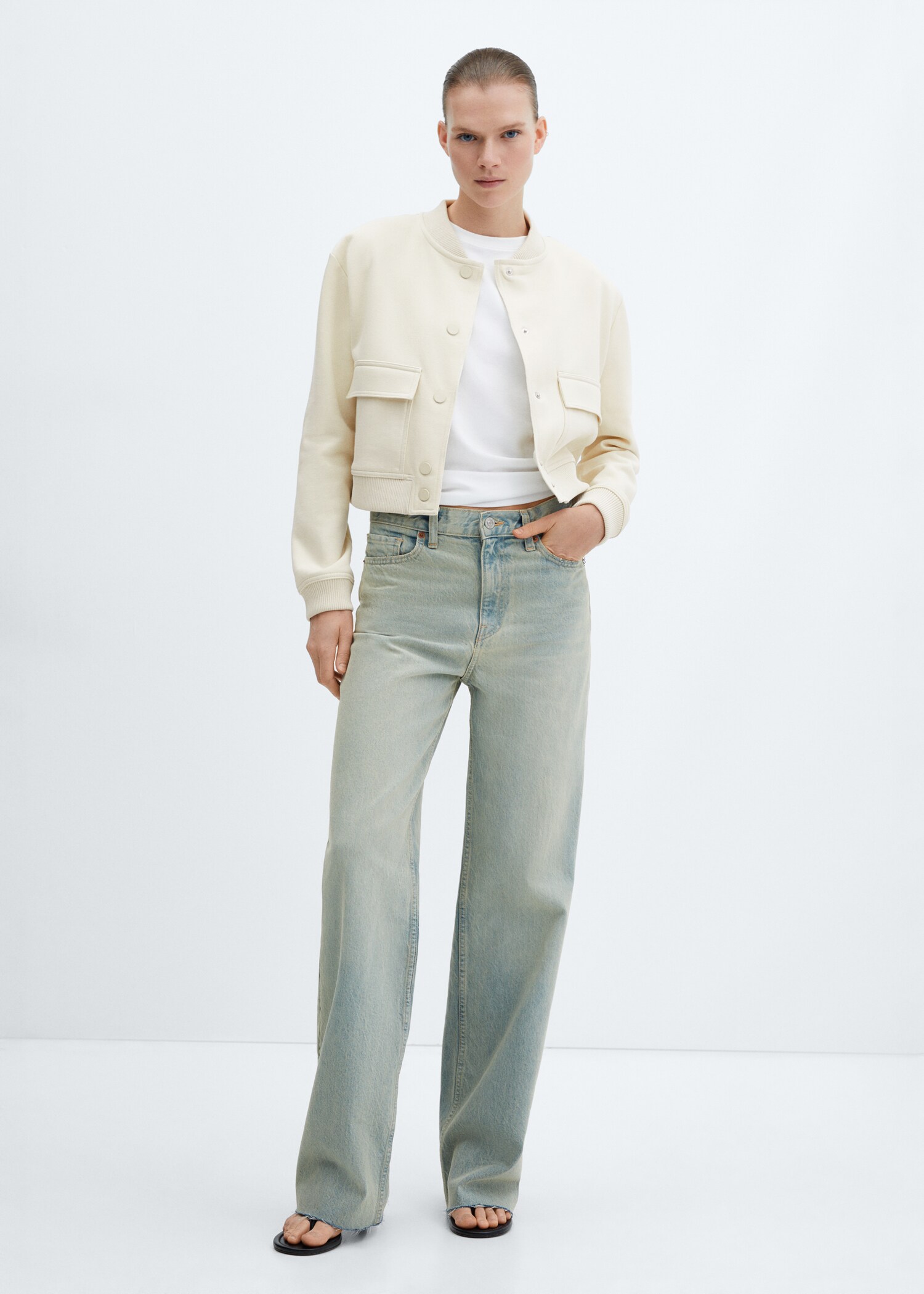 Chaqueta bomber algodón - Plano general