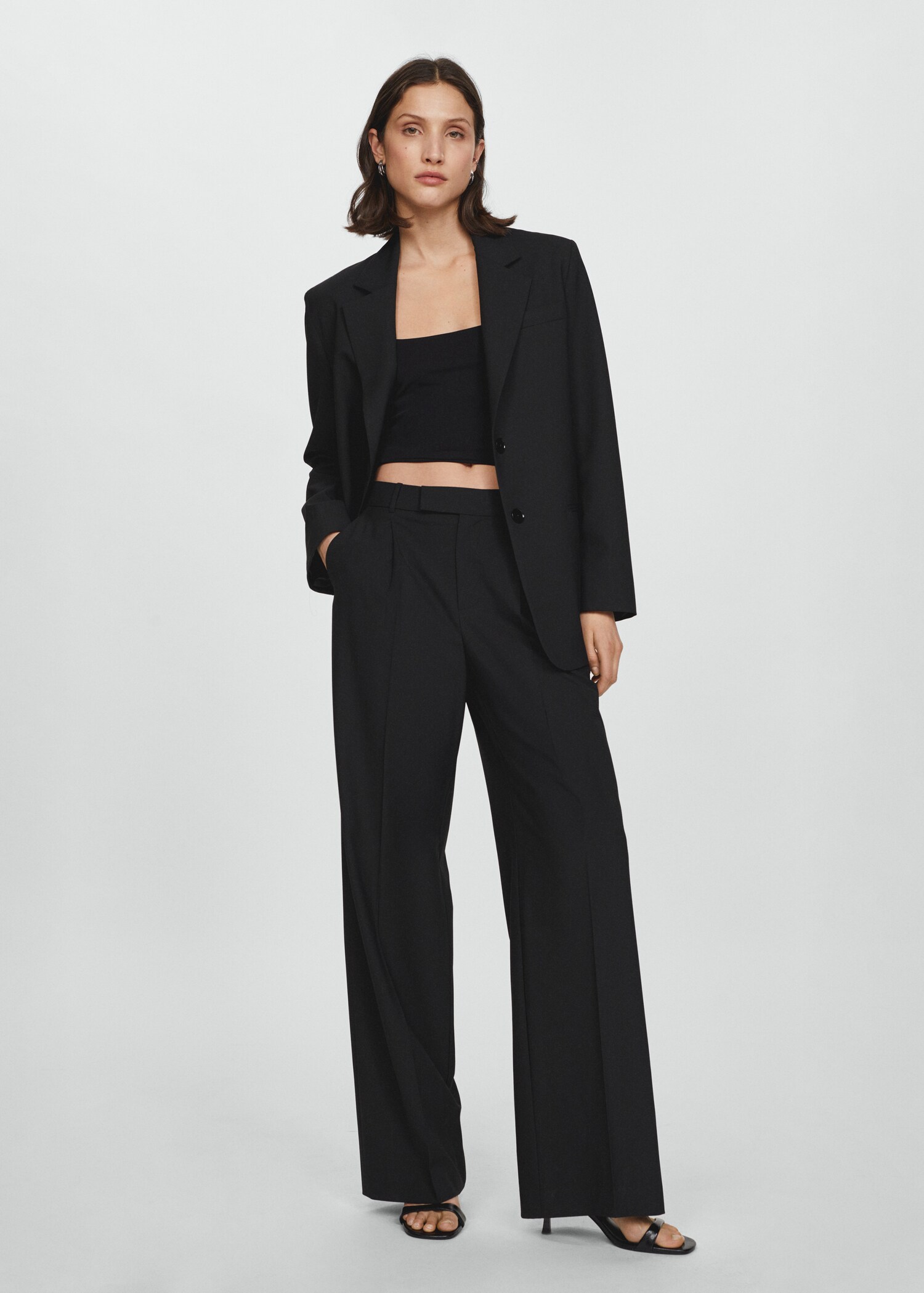 Wideleg suit trousers - Plan général
